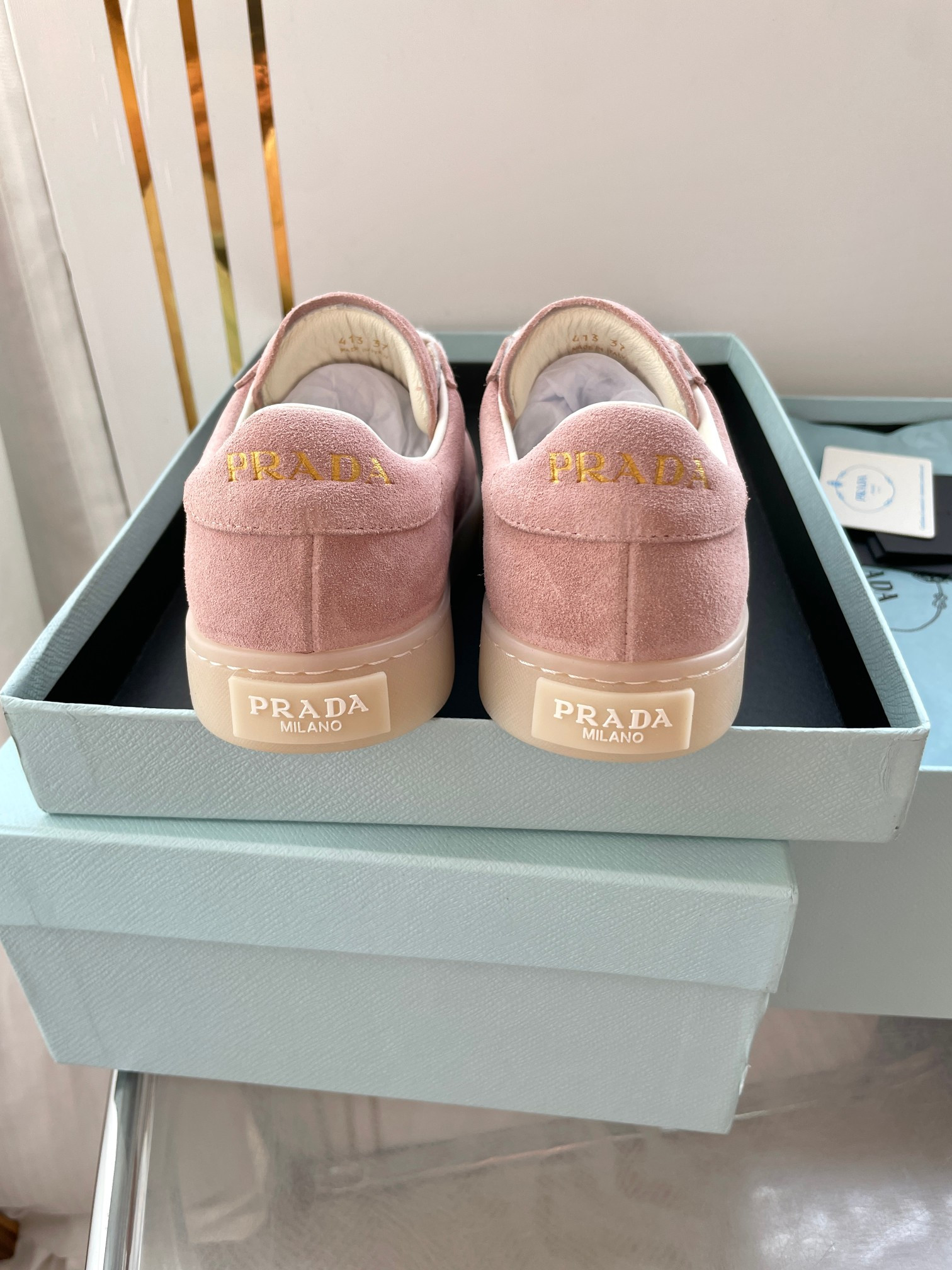 UA Prada Downtown nappa leather sneakers