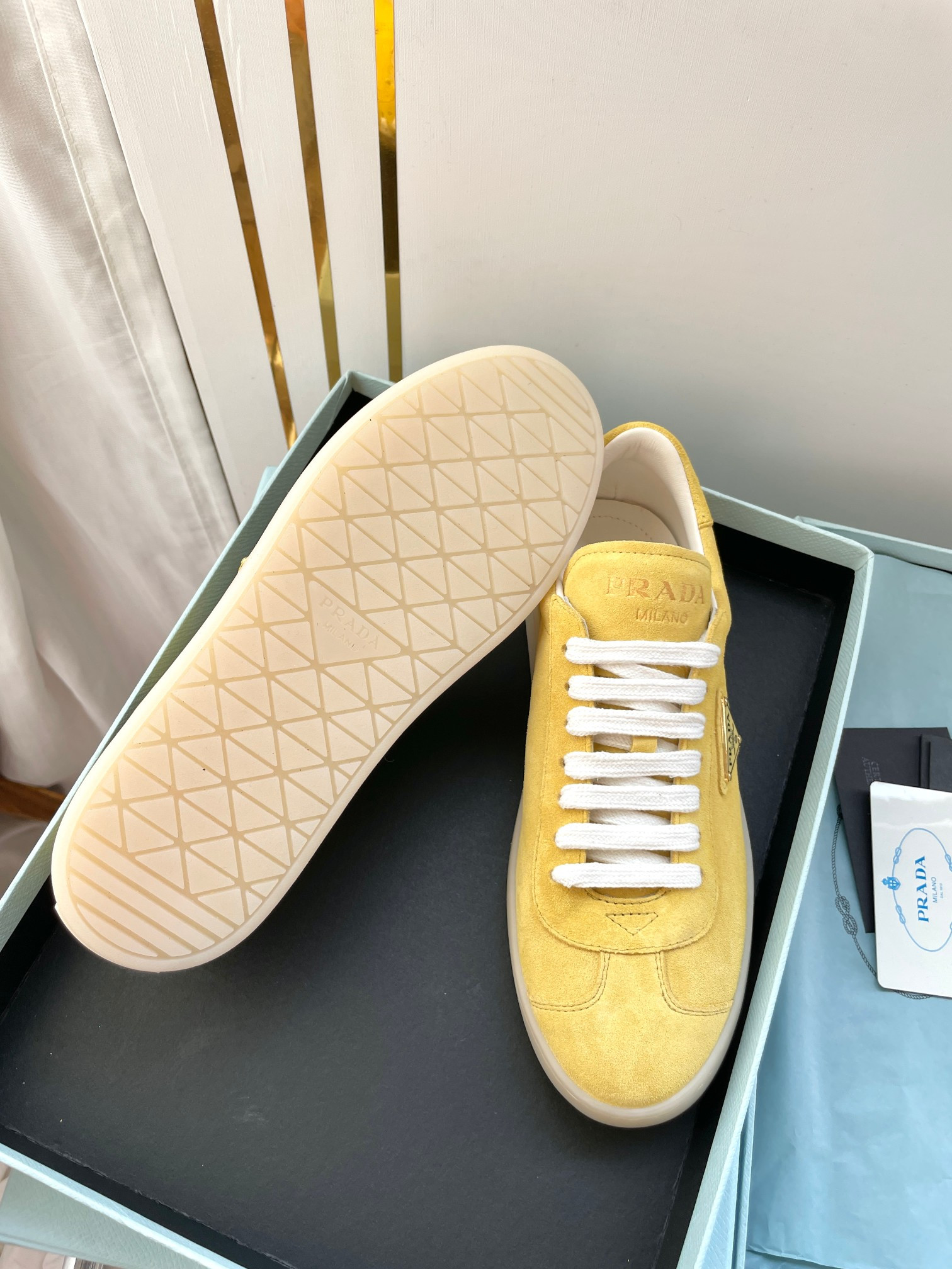 UA Prada Downtown nappa leather sneakers