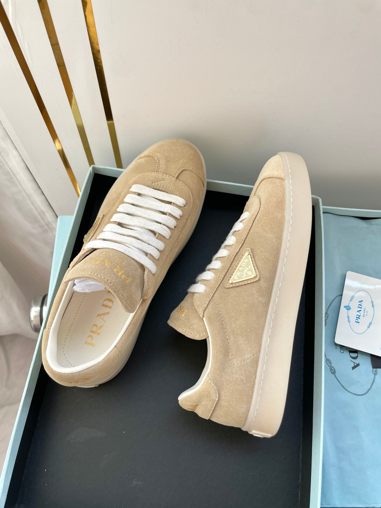 UA Prada Downtown nappa leather sneakers