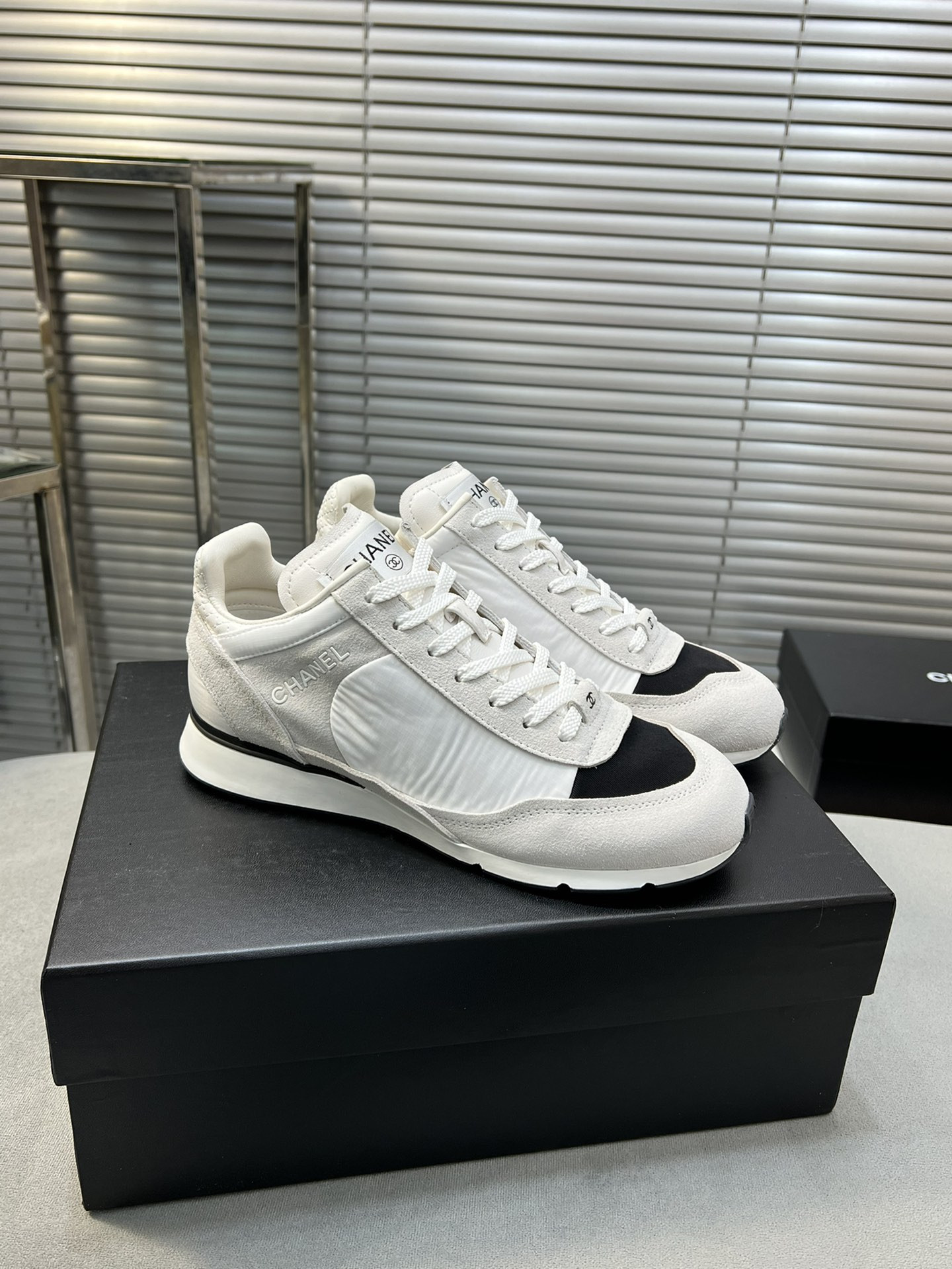 UA CHANEL SNEAKERS Fabric, Suede Kidskin & Suede Calfskin