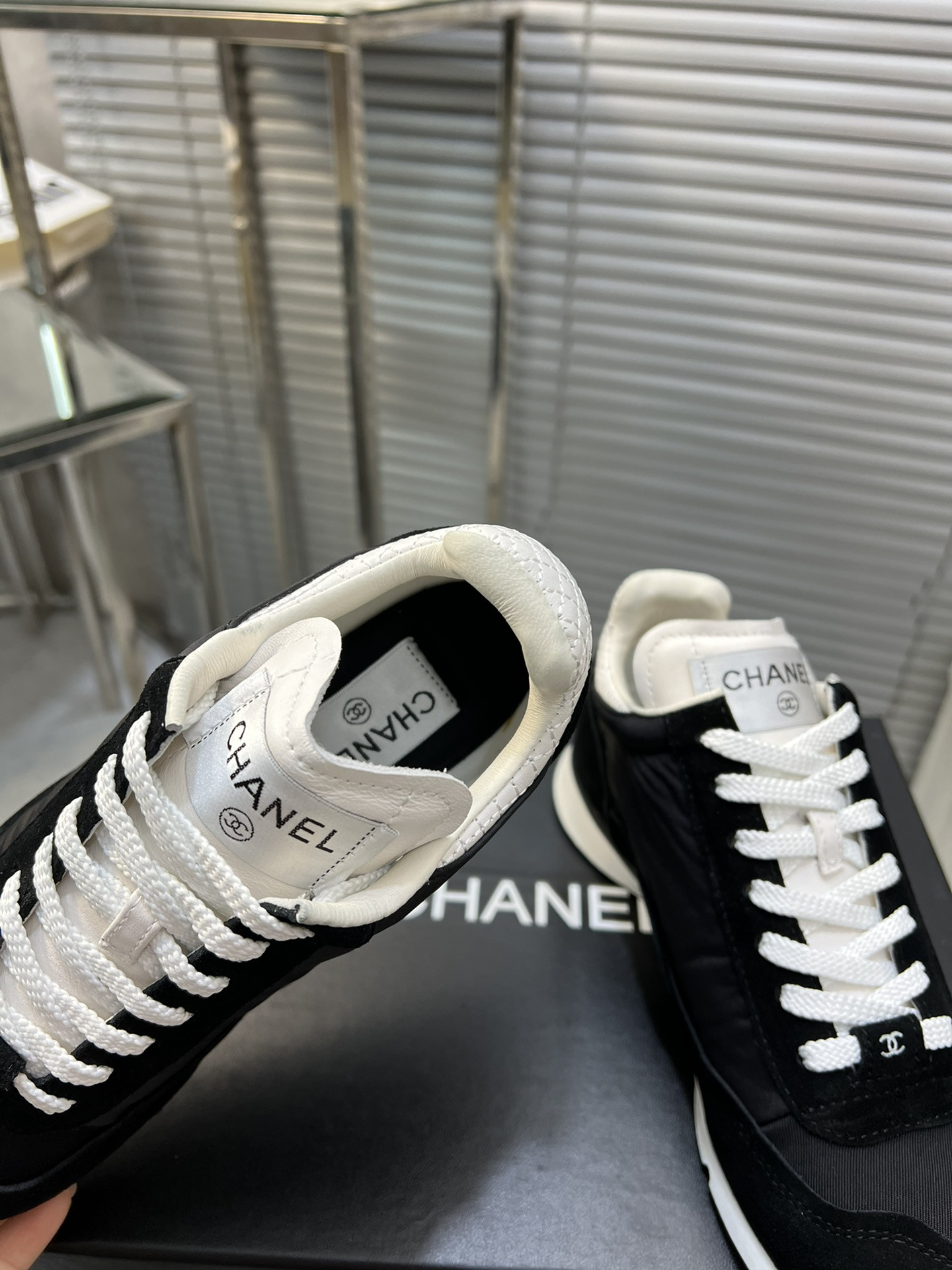 UA CHANEL SNEAKERS Fabric, Suede Kidskin & Suede Calfskin