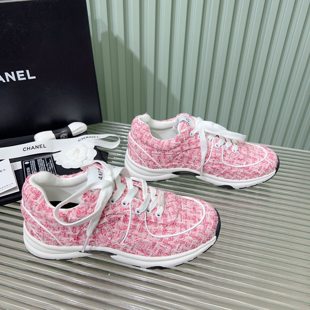 UA CHANEL SNEAKERS Tweed