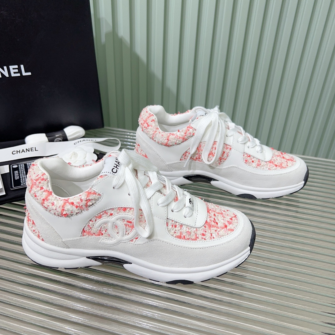 UA CHANEL SNEAKERS Tweed