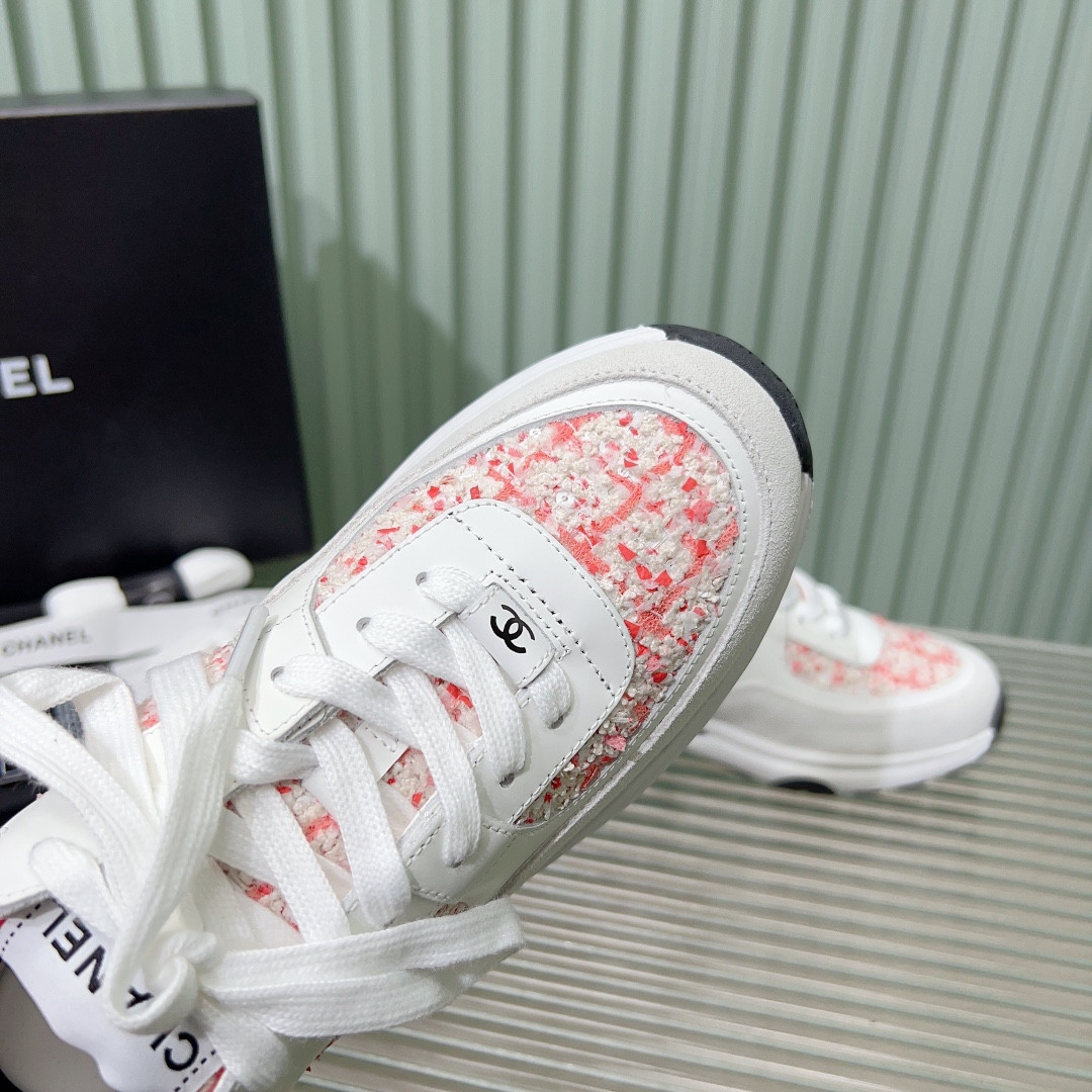 UA CHANEL SNEAKERS Tweed