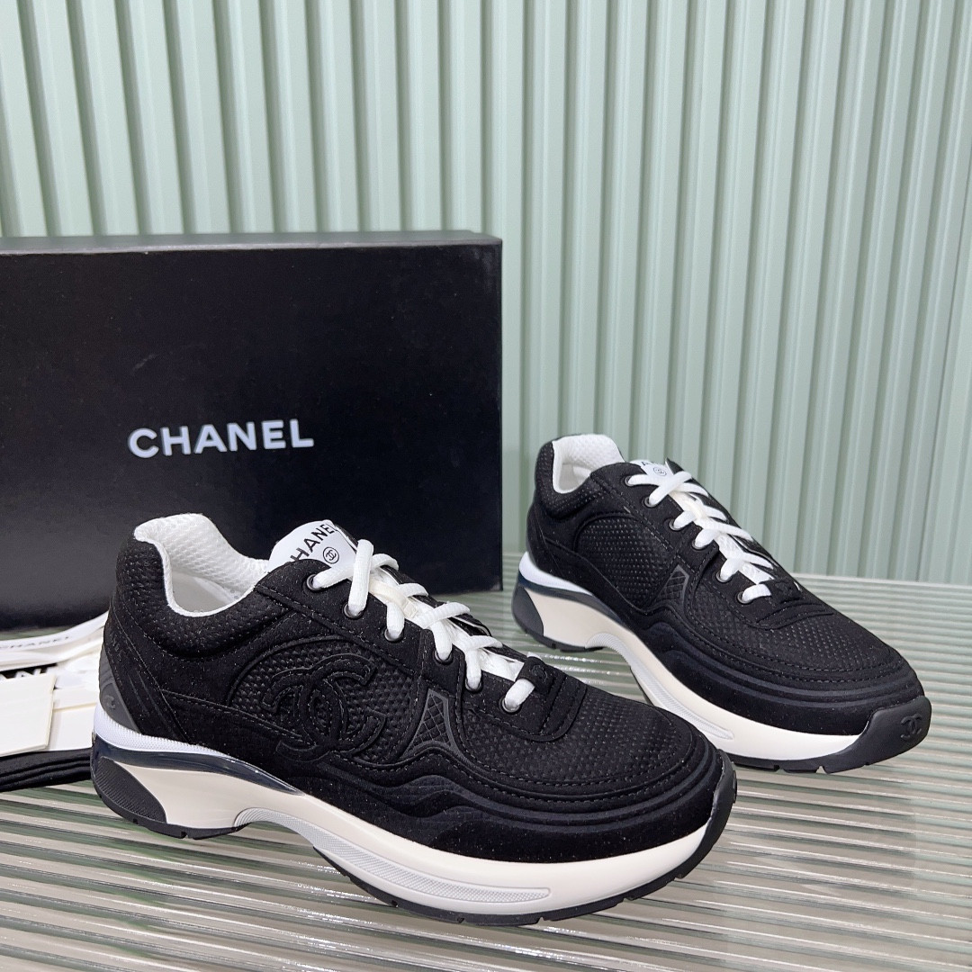 UA CHANEL SNEAKERS Fabric