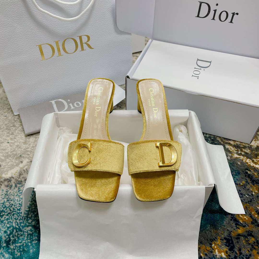 UA Dior Or C'est Dior Heeled Slide