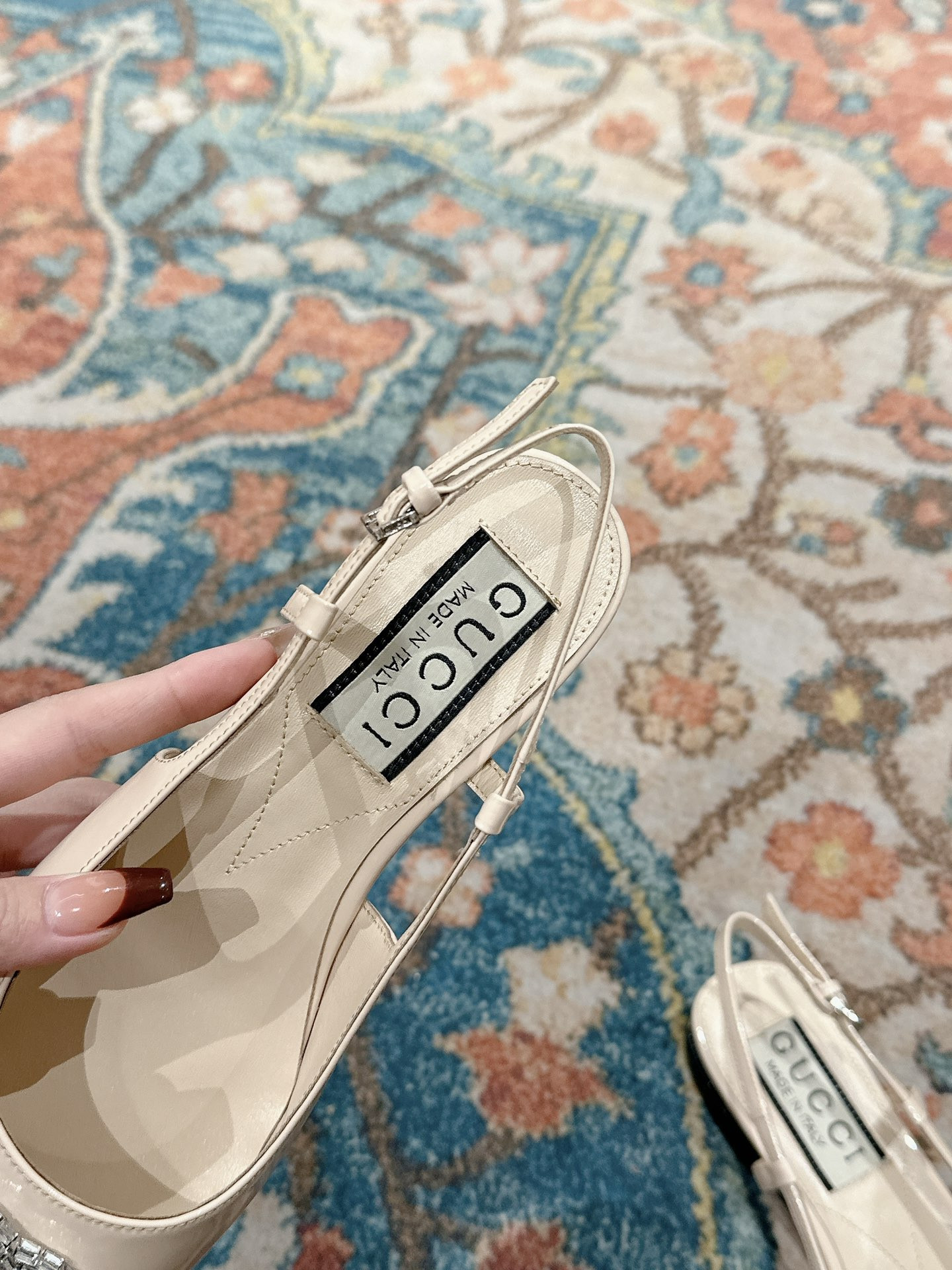 UA GUCCI BALLERINA WITH DOUBLE G