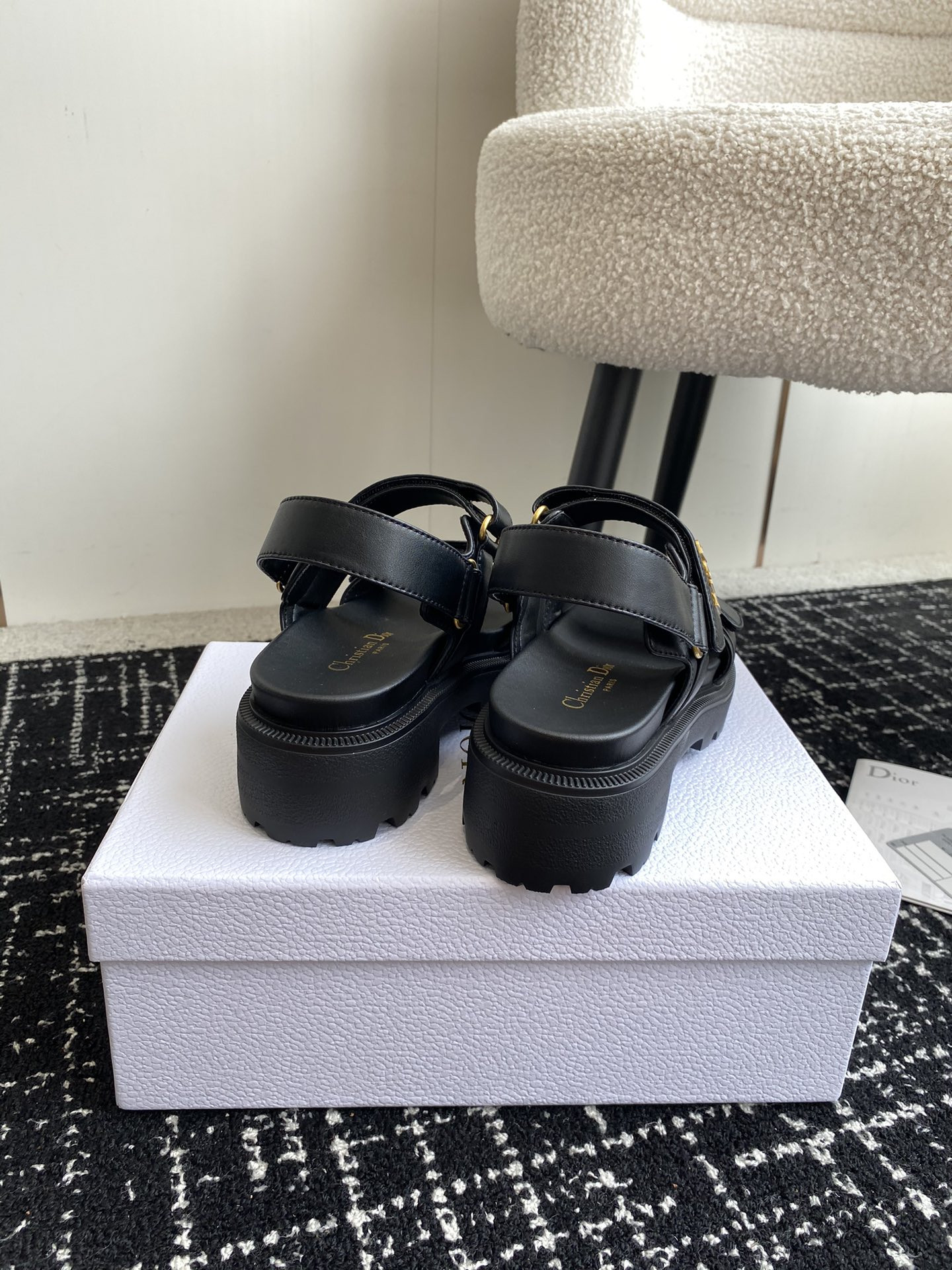 UA Dioract Platform Sandal Black