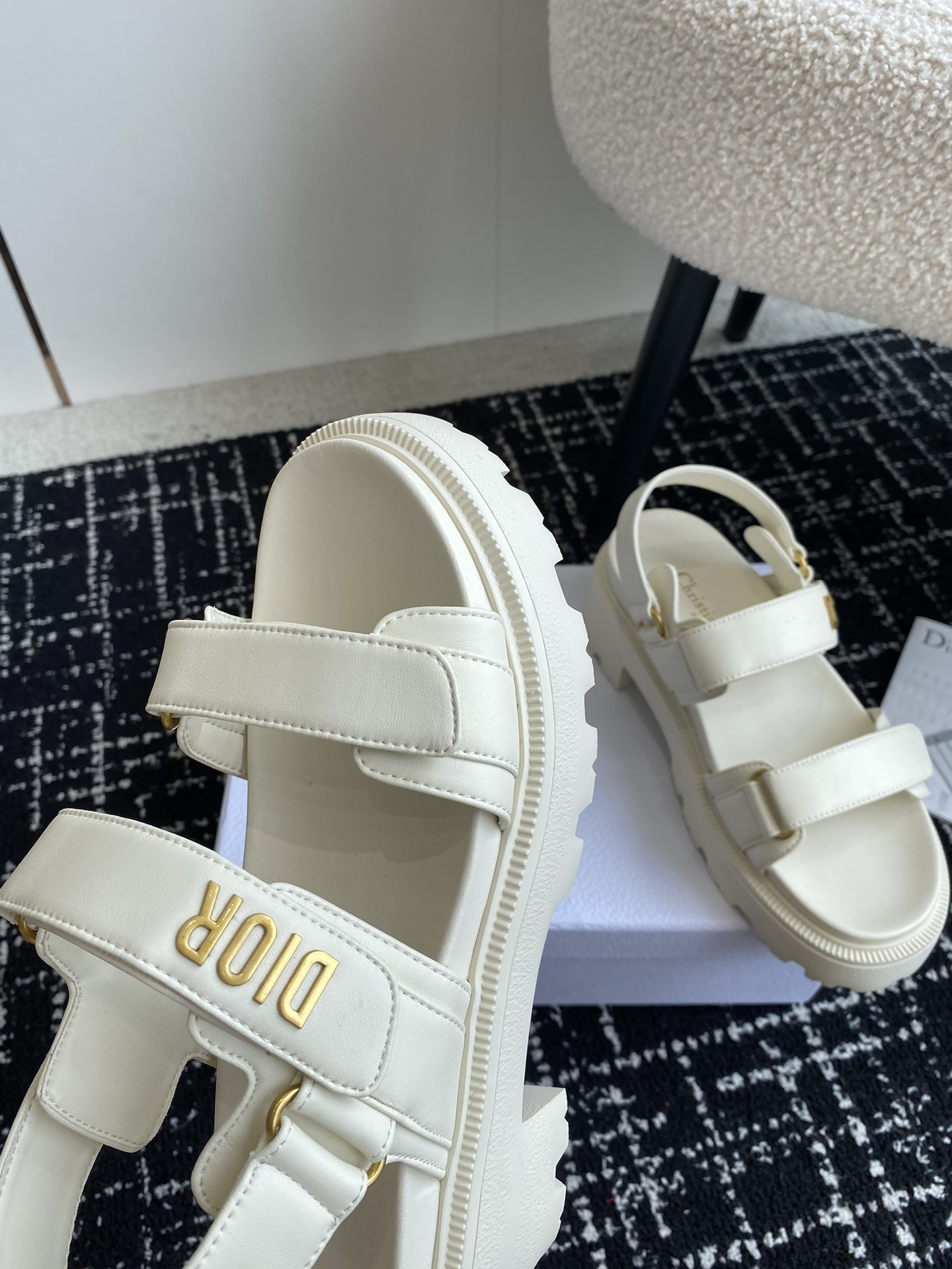 UA Dioract Platform Sandal White