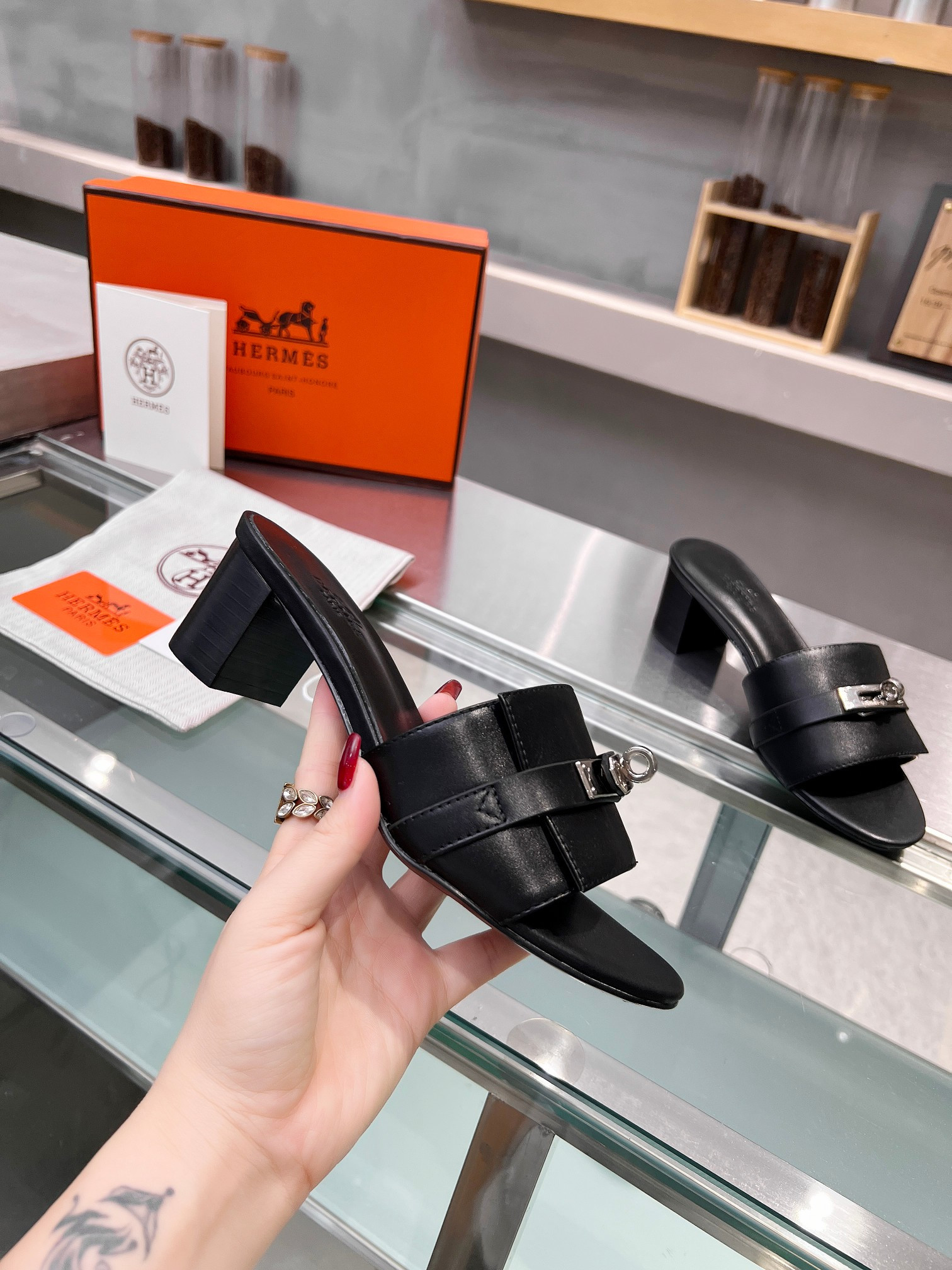 UA Hermès Gigi 50 sandal