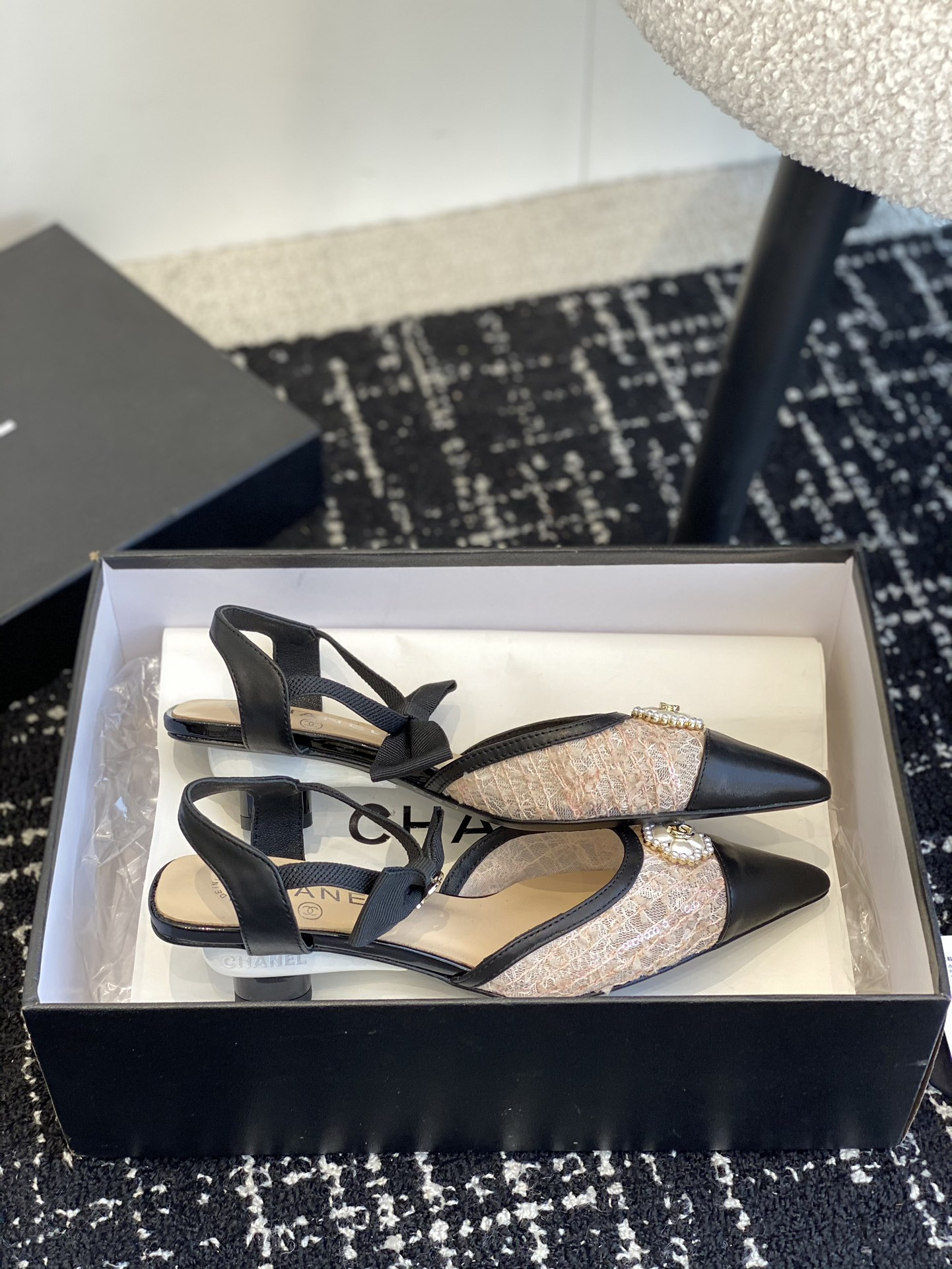 UA CHANEL SLINGBACKS