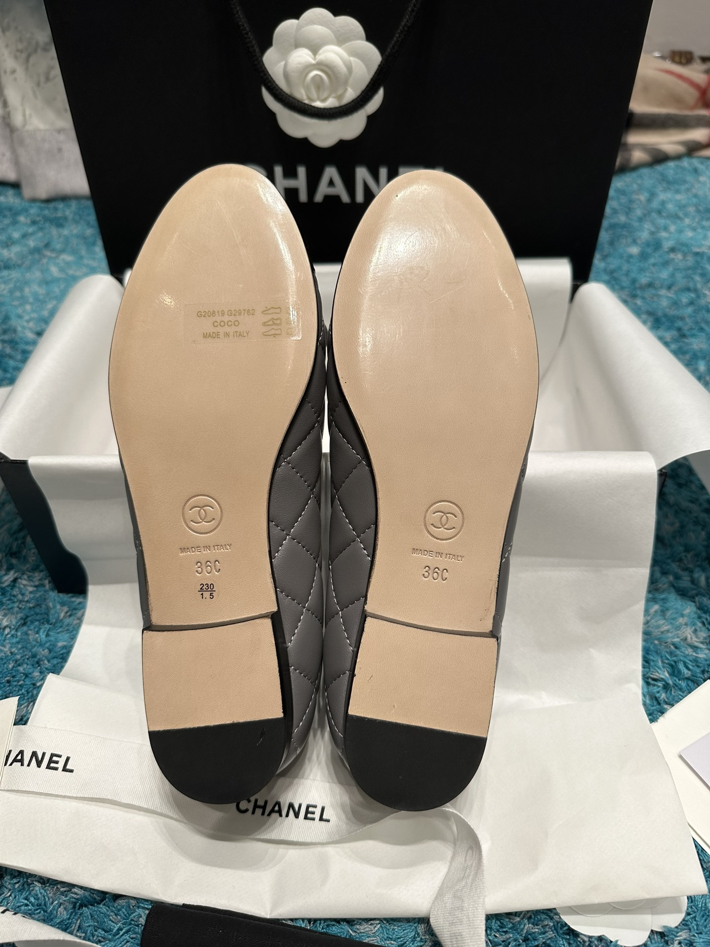 UA CHANEL BALLET FLATS