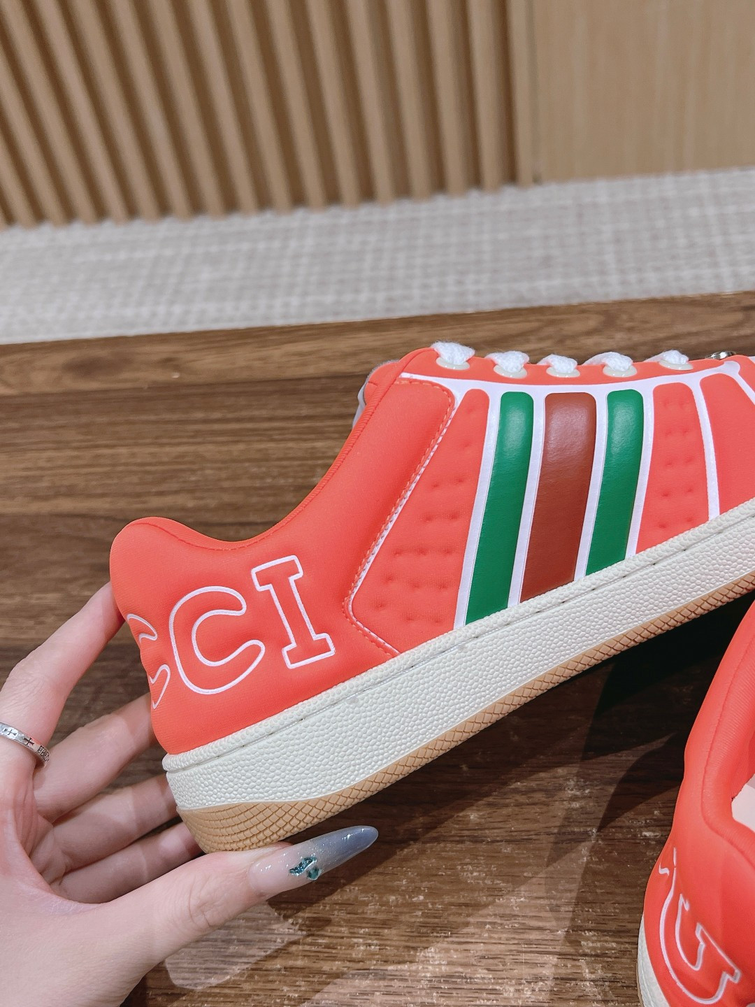 UA GUCCI SCREENER SNEAKER WITH WEB