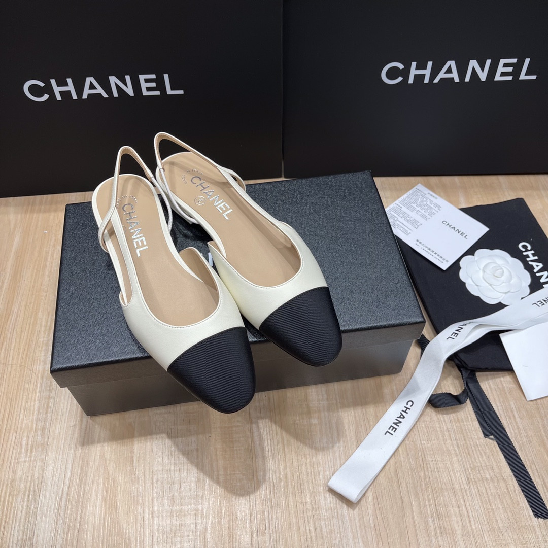 UA CHANEL SLINGBACKS FLAT