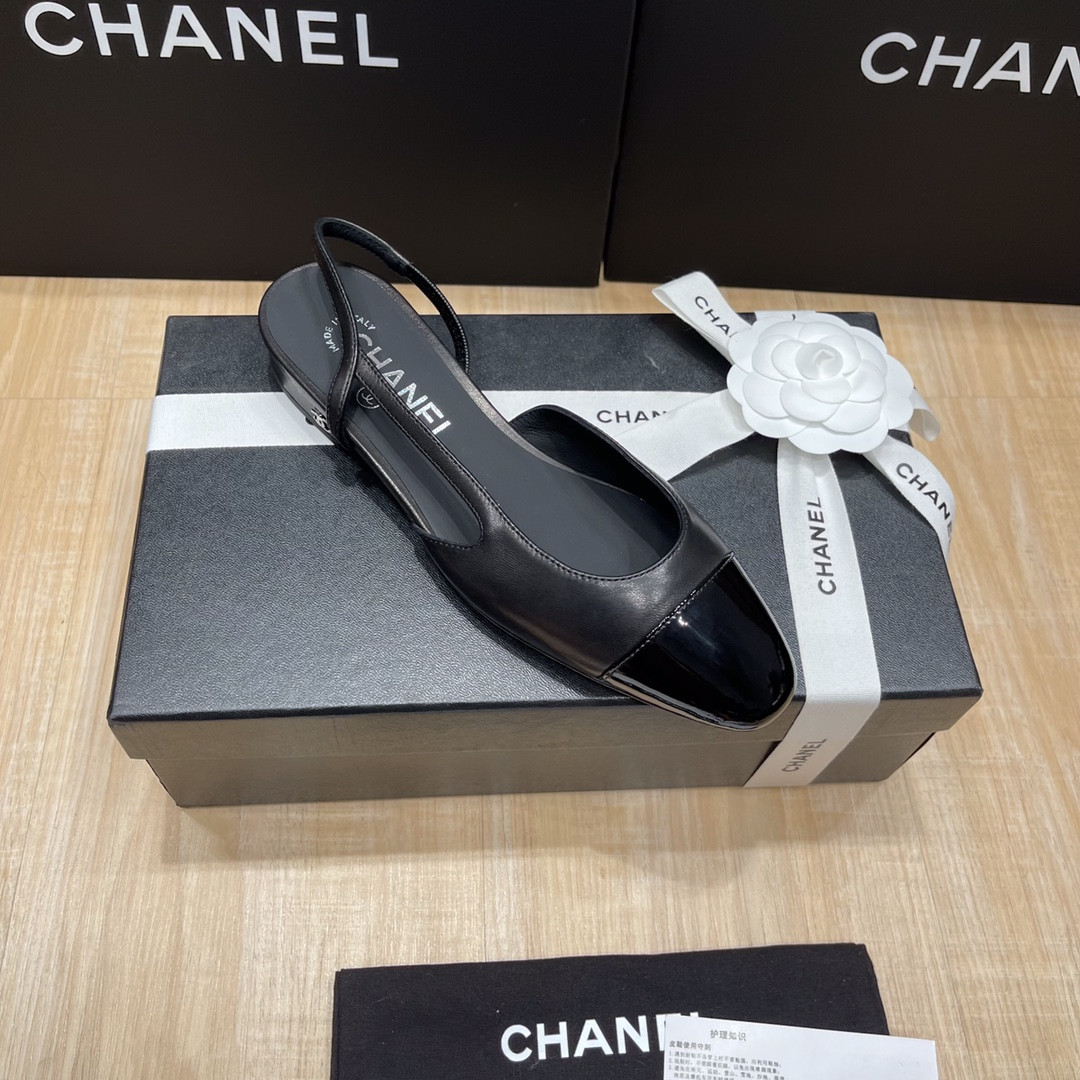 UA CHANEL SLINGBACKS FLAT