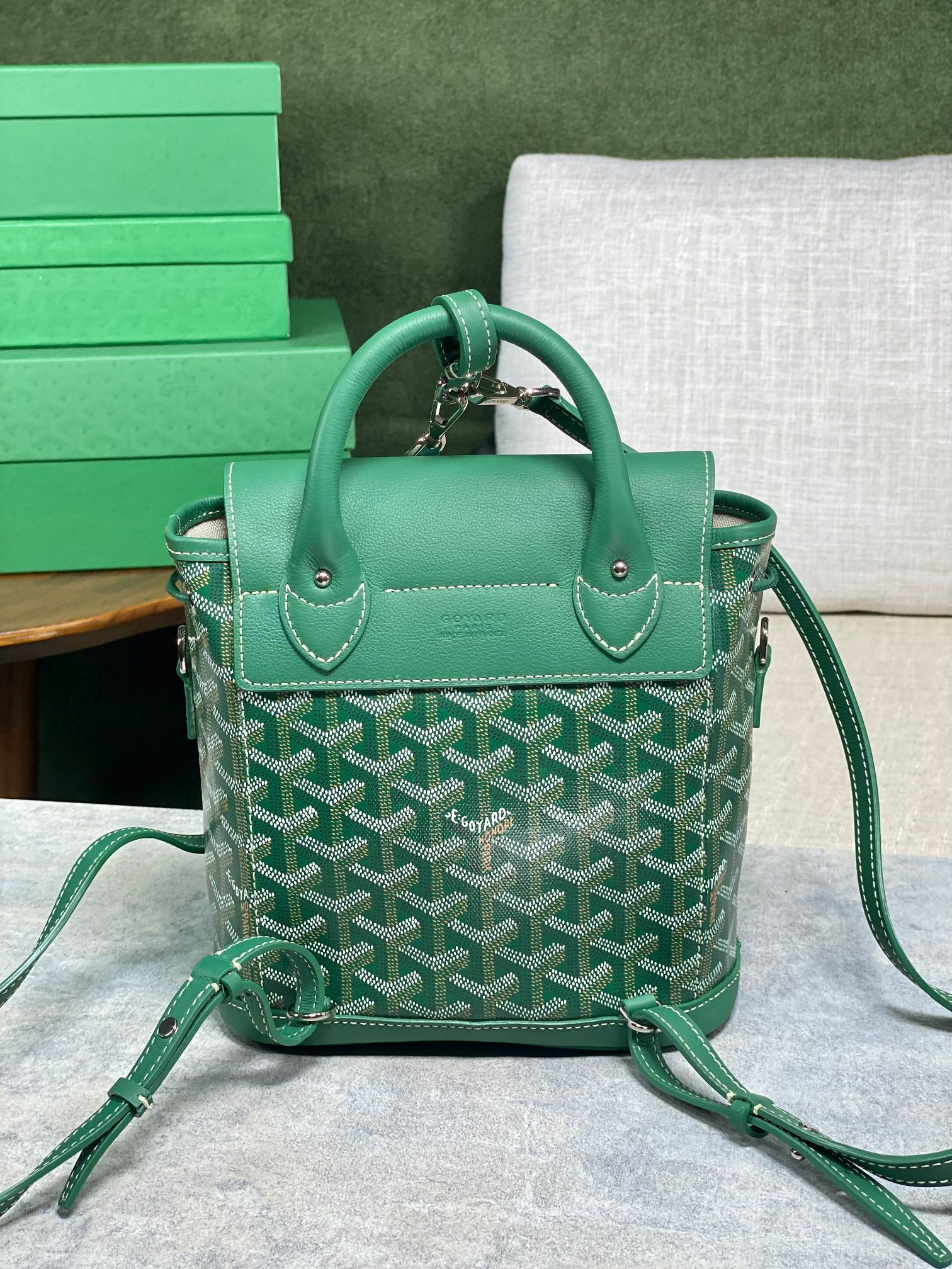 Goyard Mini Alpin 23 cm x 9.5 cm x 19 cm