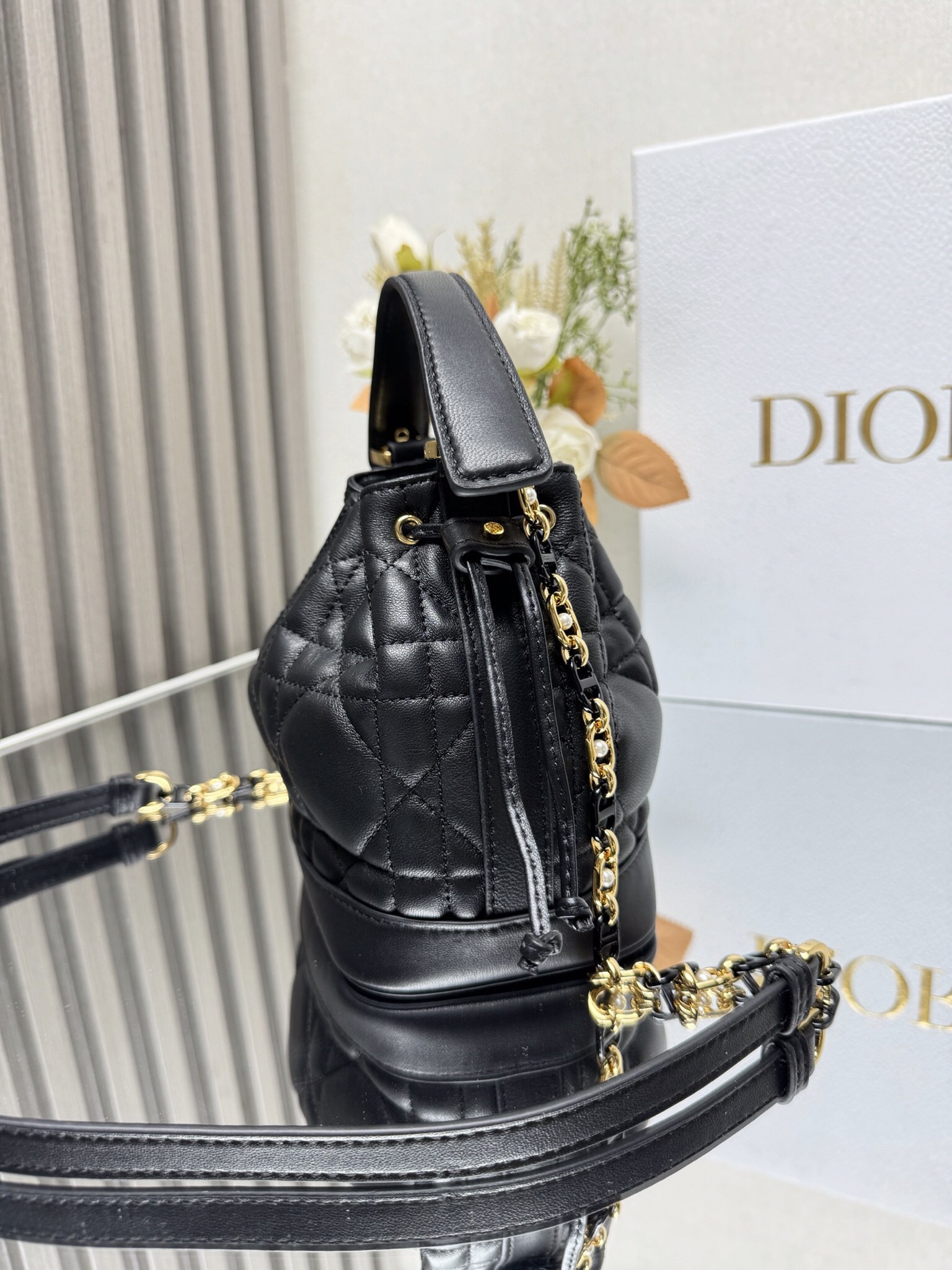 Small Dior Jolie Bucket Bag 17 x 16 x 10.5 cm