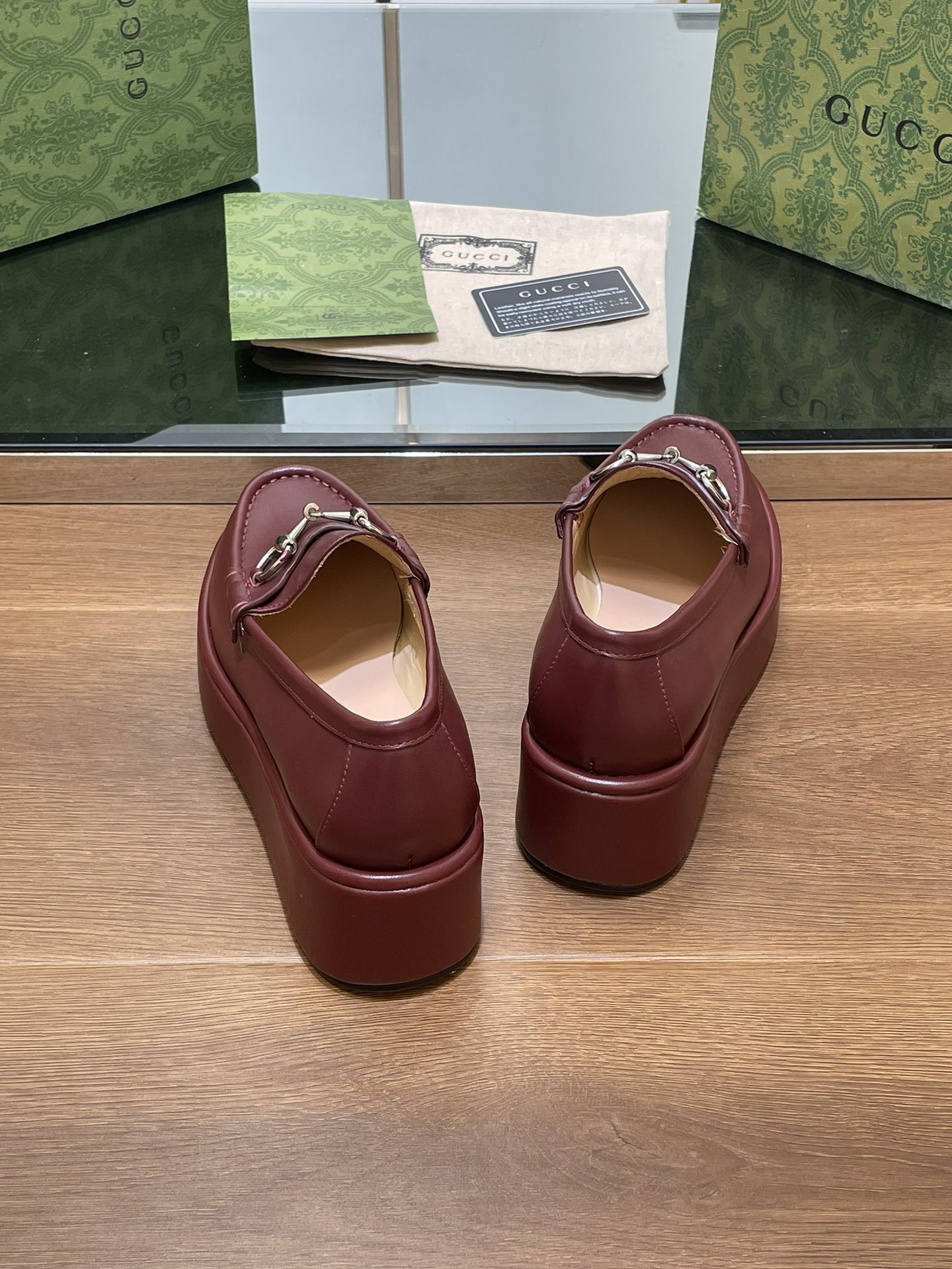 UA GUCCI HORSEBIT WEDGE LOAFER