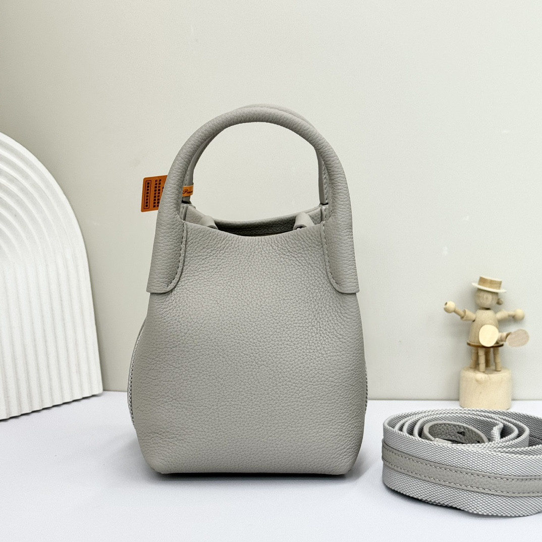 Loro Piana Micro Bale bag Grained Calfskin 23 x 16 x 14 cm