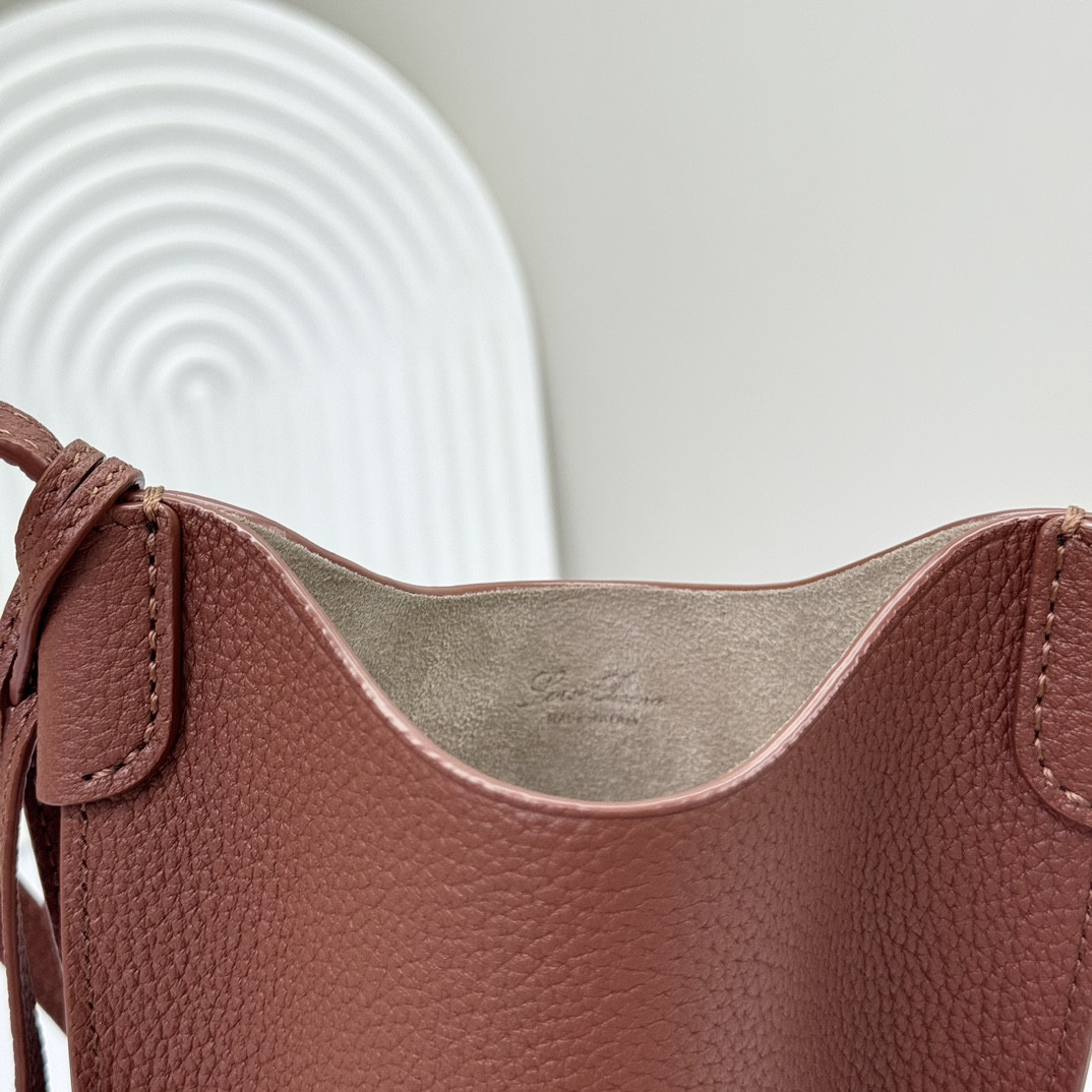 Loro Piana Mini Bale Bag Calfskin 20x15x4cm