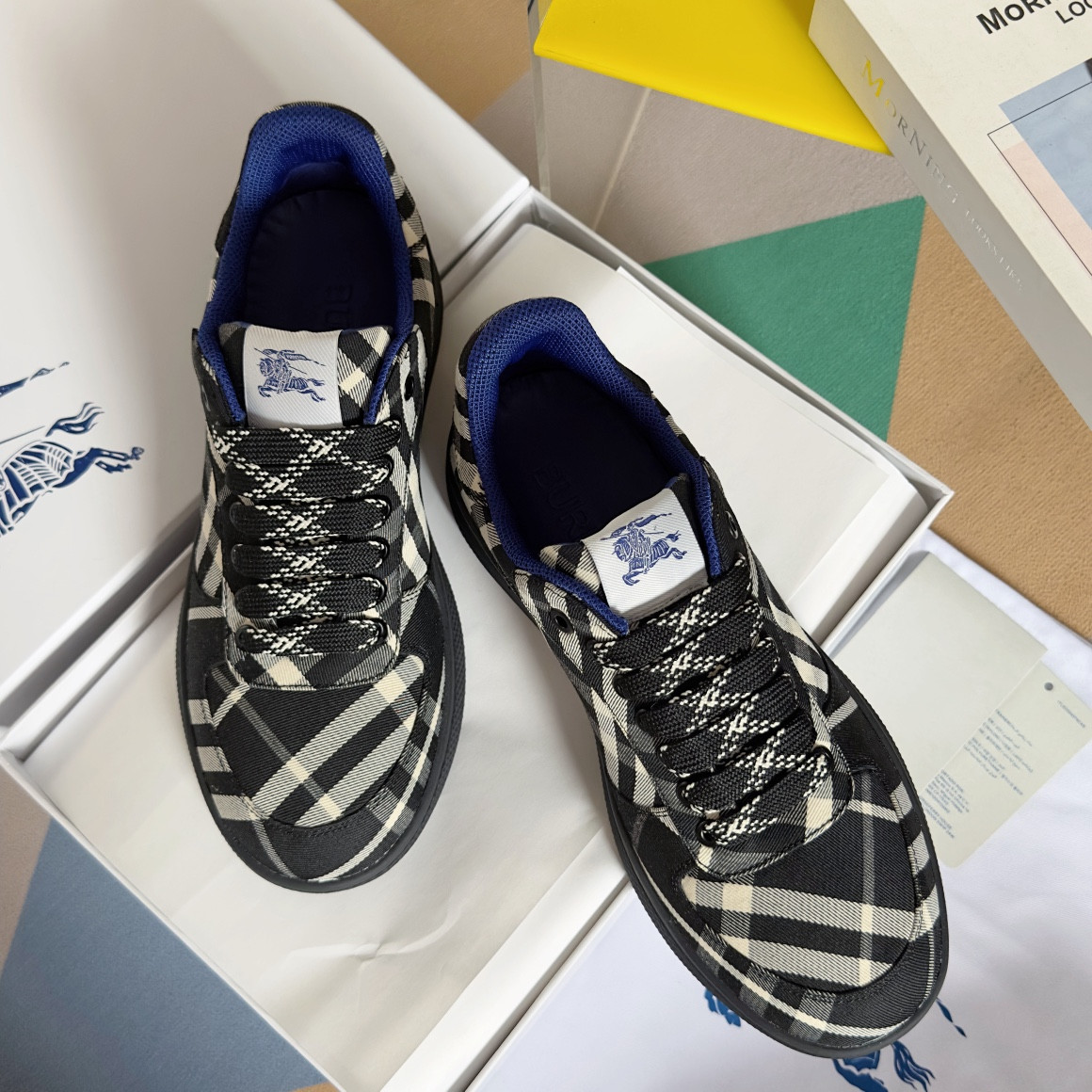 UA Burberry Check Terrace Sneakers