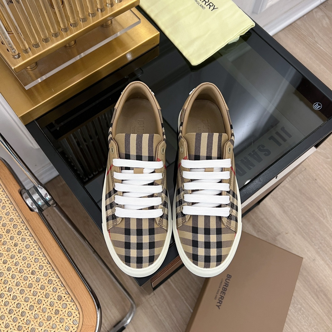 UA Burberry Check  Sneakers