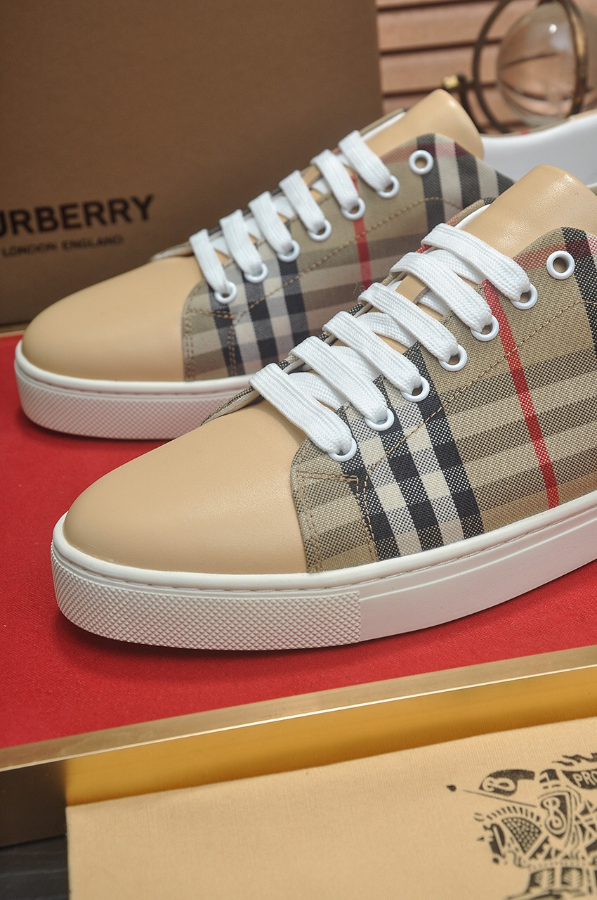 UA Burberry Check Sneakers