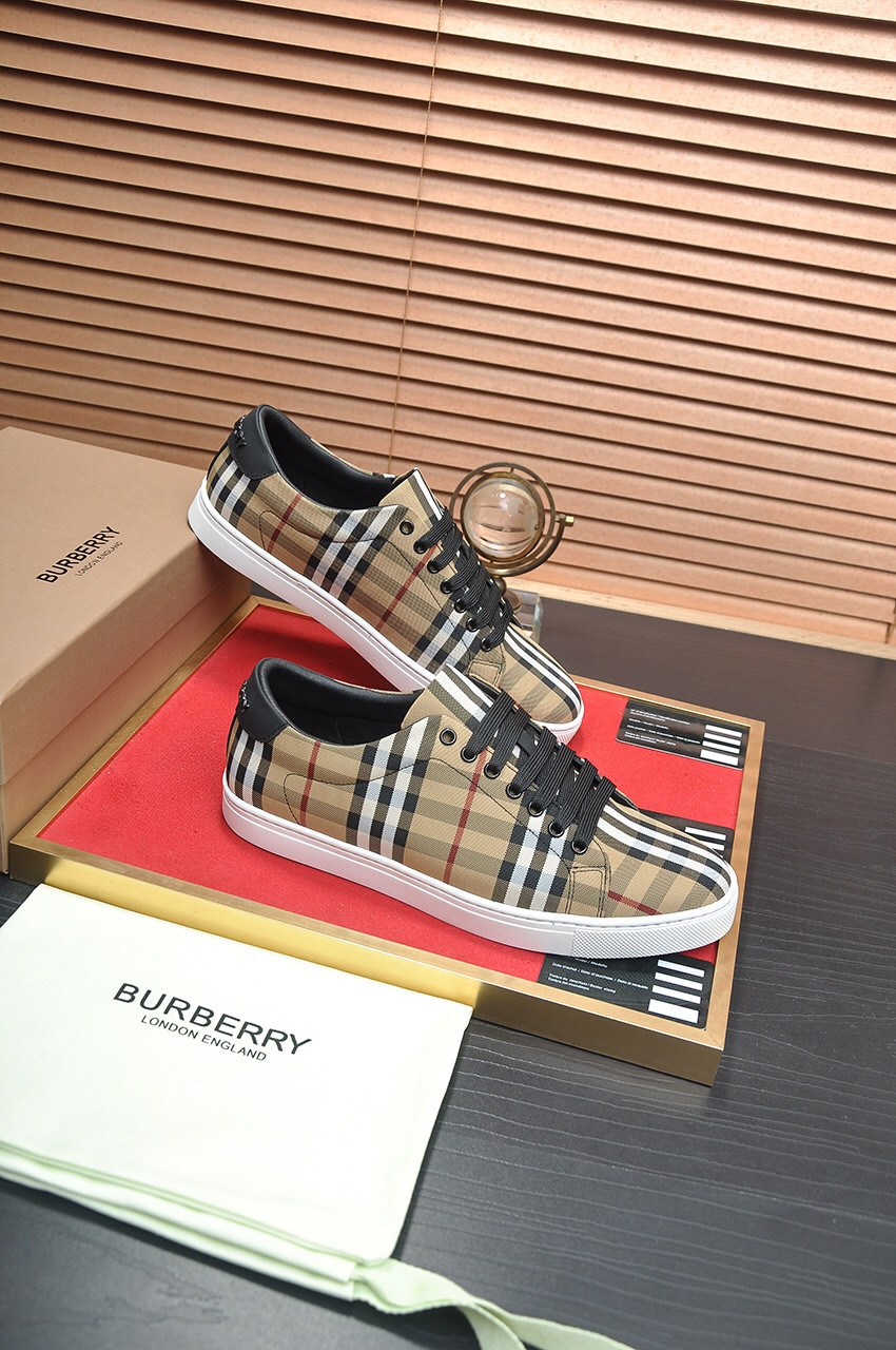 UA Burberry Check Sneakers