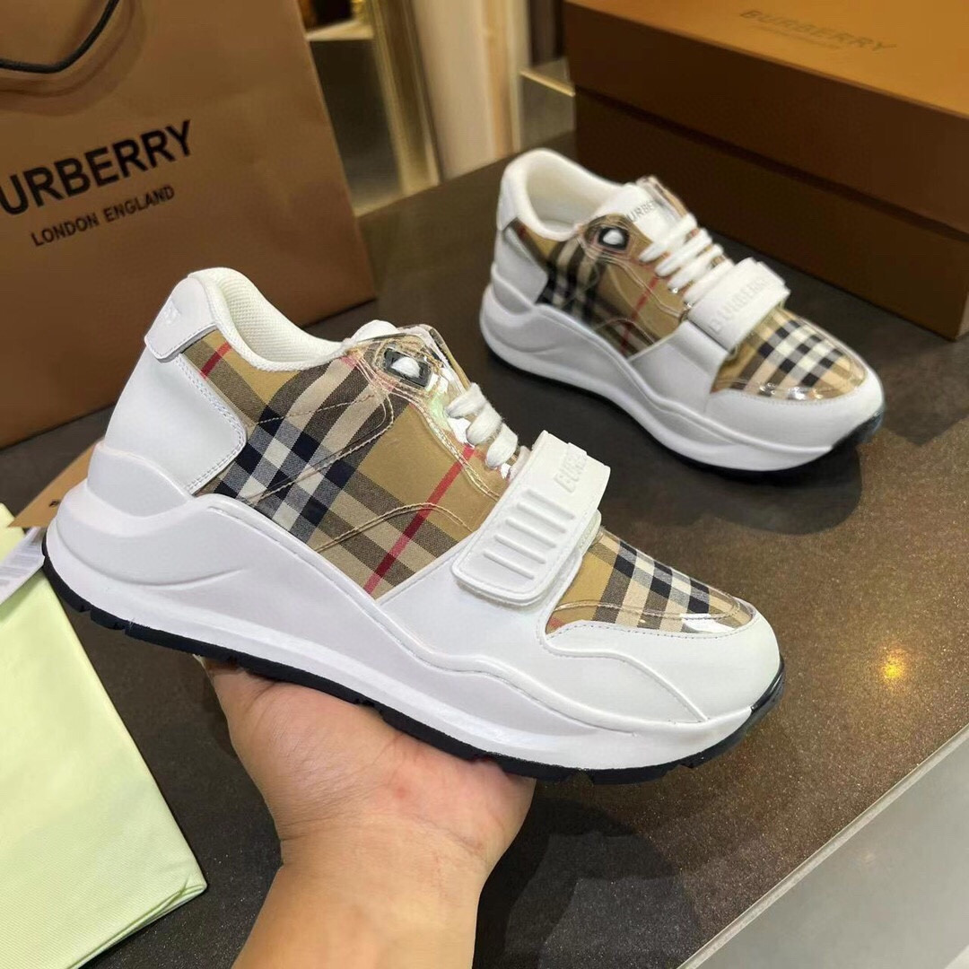 UA Burberry Check Sneakers