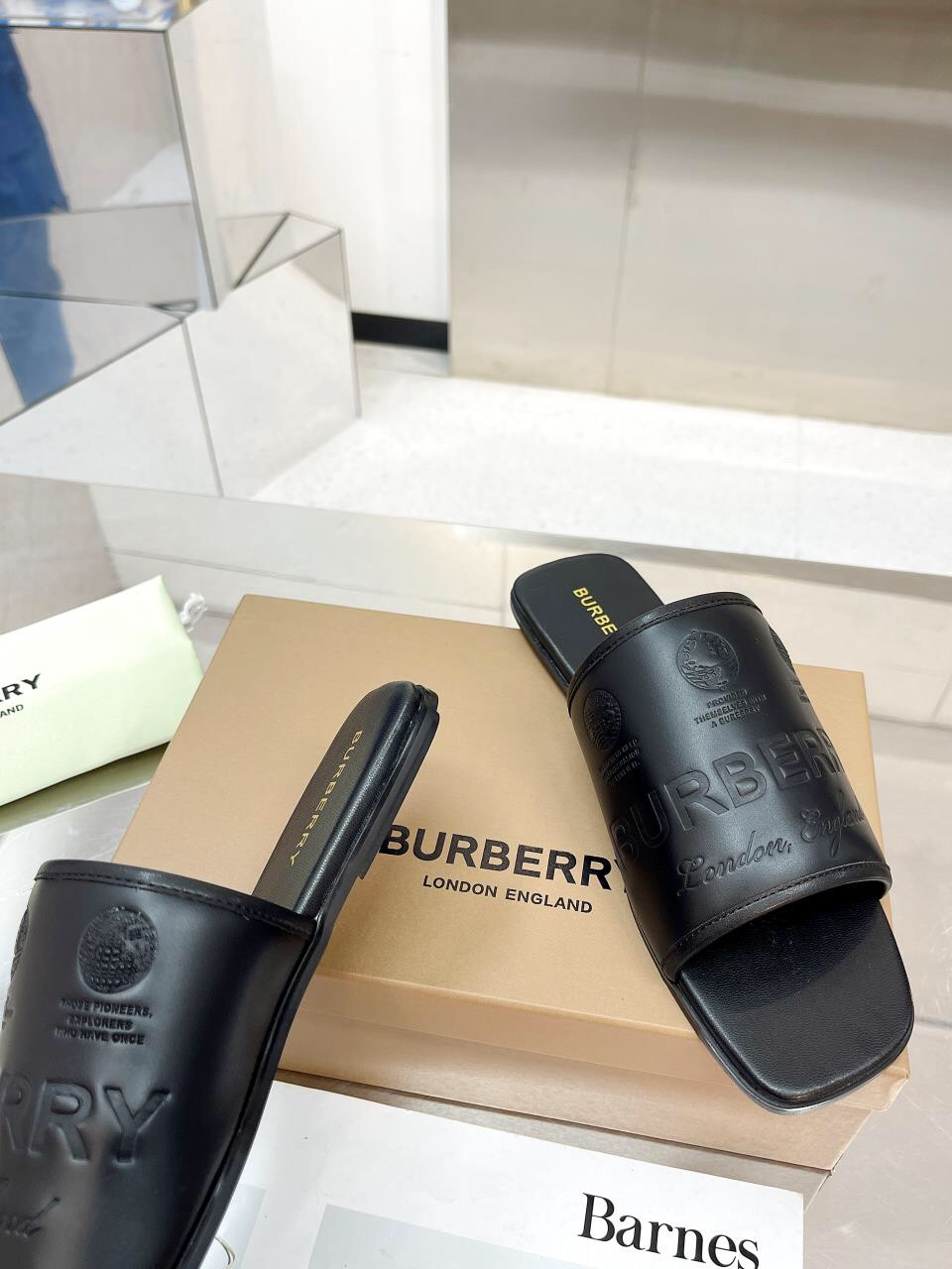 UA Burberry Slides