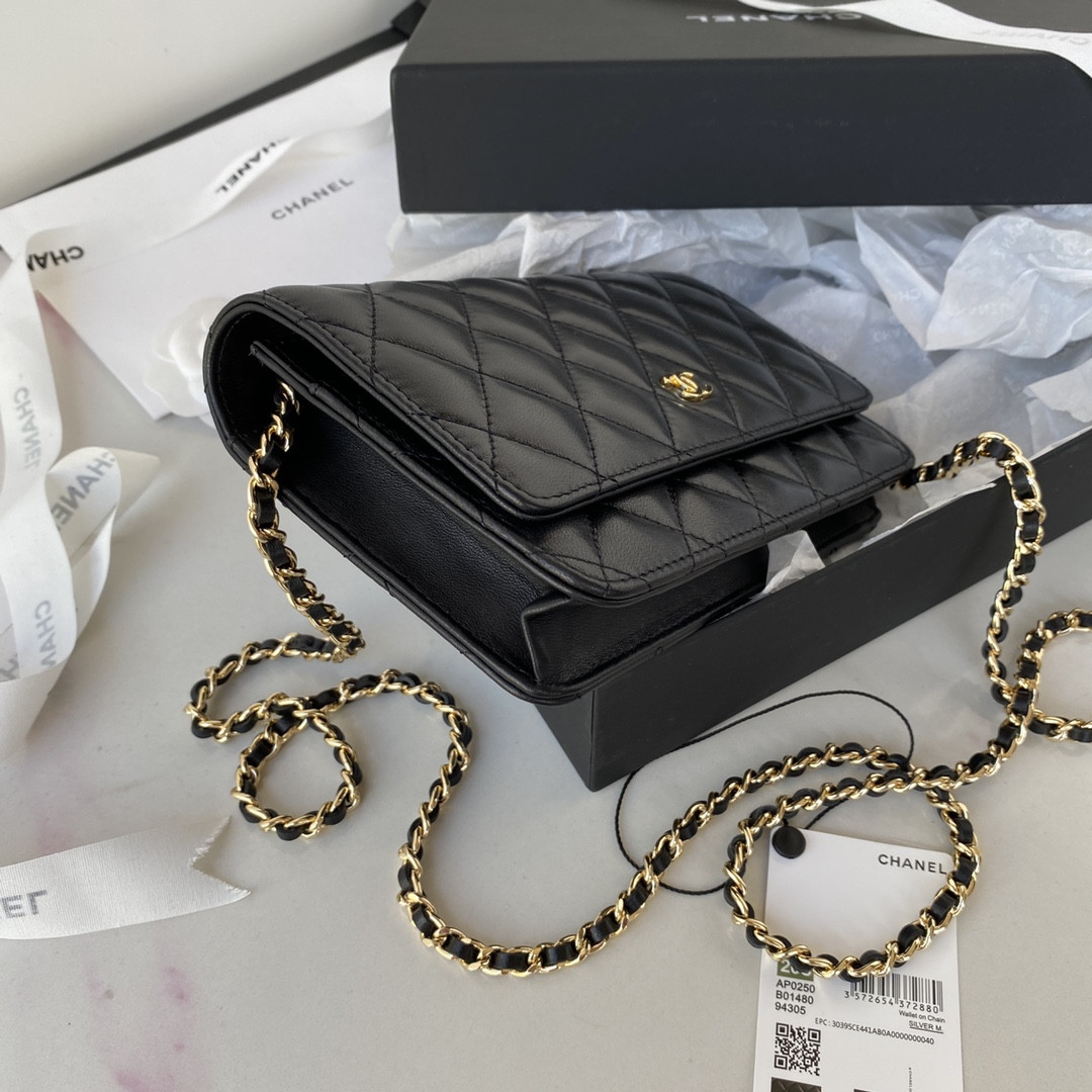 CHANEL WALLET ON CHAIN 12.3 × 19.2 × 3.5 cm