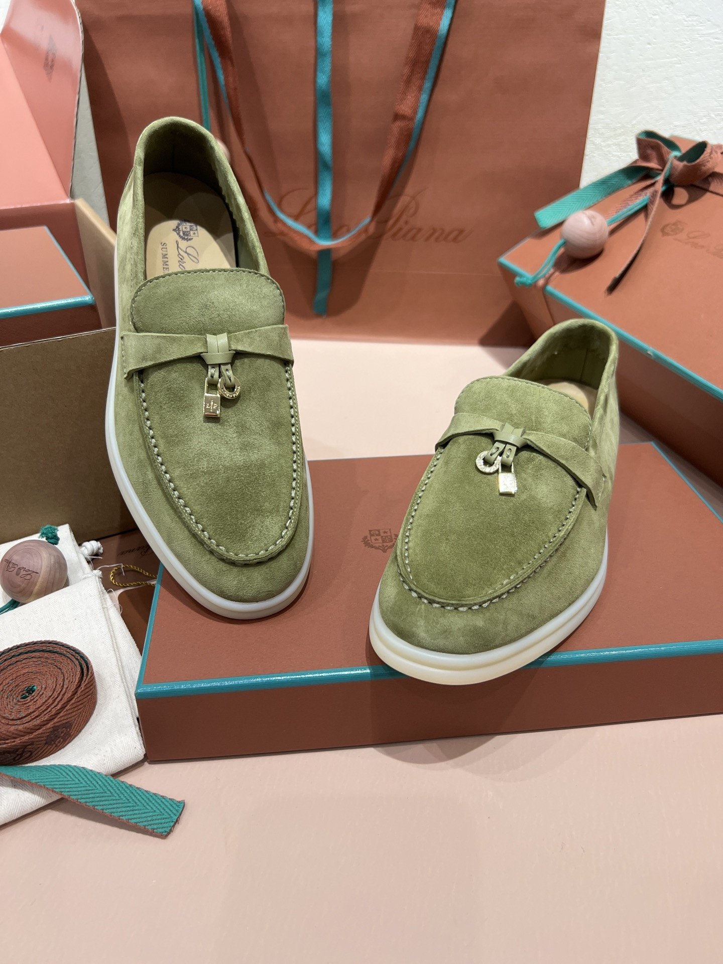 UA Loro Piana Summer Charms Walk Loafers