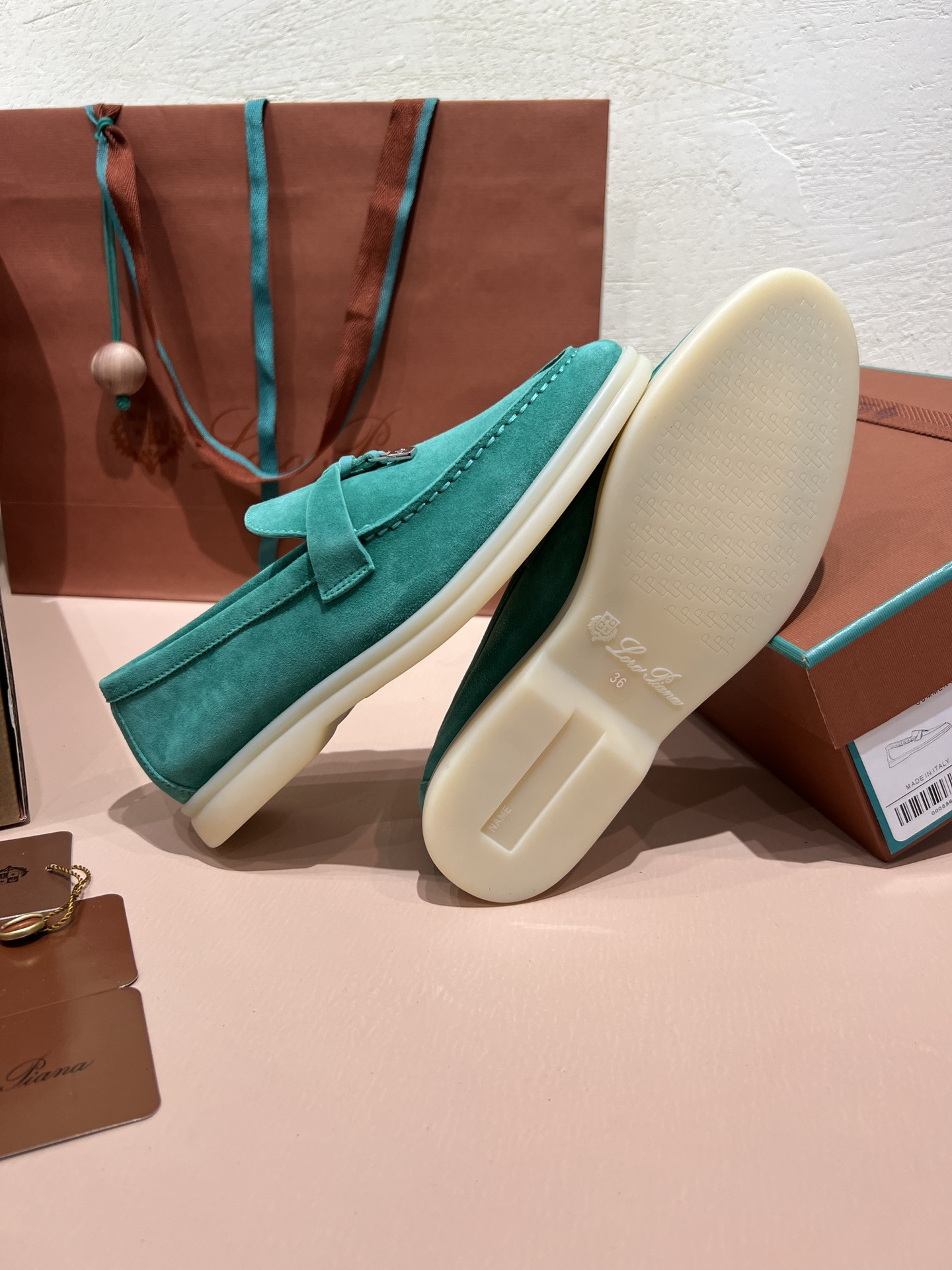 UA Loro Piana Summer Charms Walk Loafers