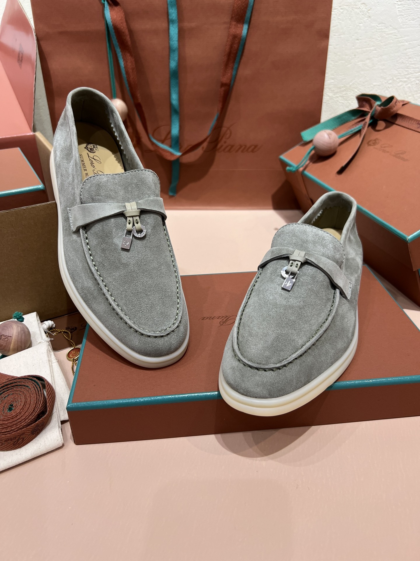 UA Loro Piana Summer Charms Walk Loafers