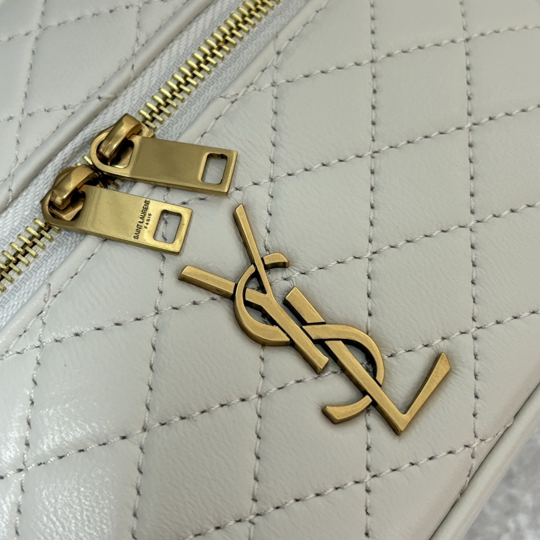 YSL GABY VANITY BAG IN LAMBSKIN 18 X 11 X 6.5 CM