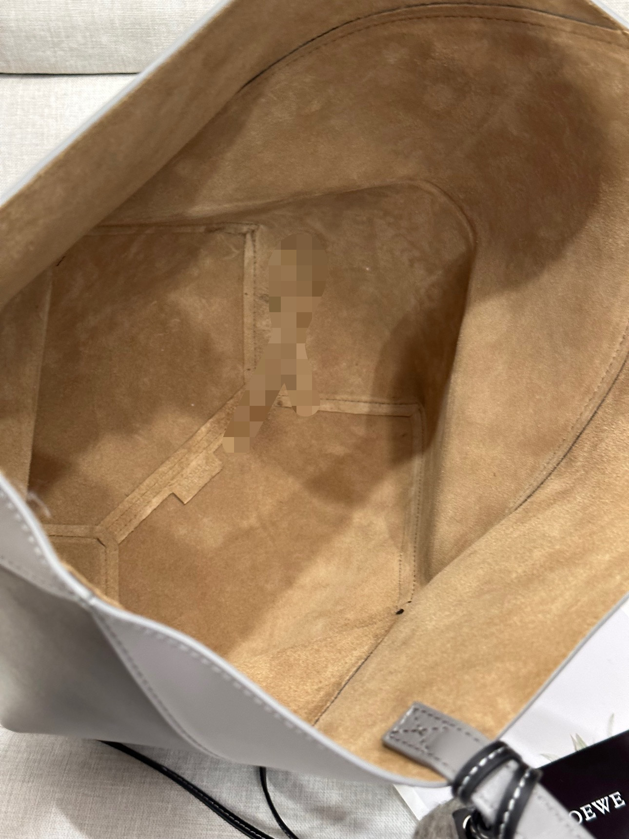 LOEWE Medium Puzzle Fold tote in shiny calfskin 25.5x14.5x31.5cm