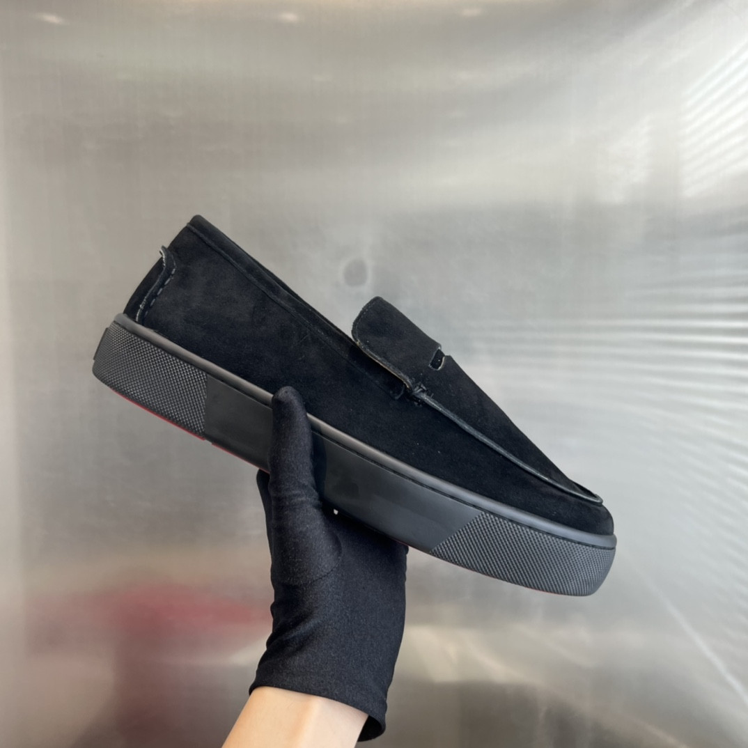 UA Christian Louboutin thick-soled loafers