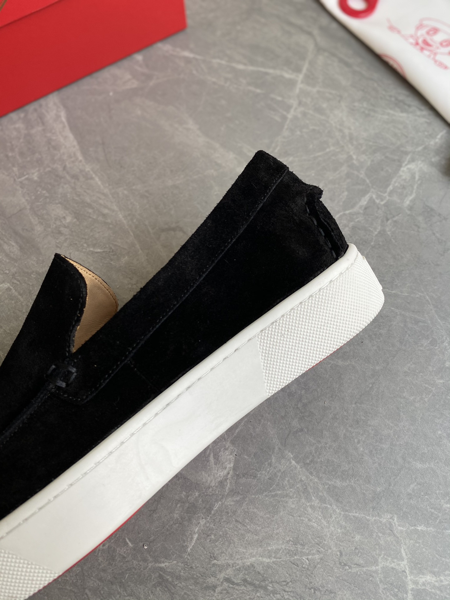 UA Christian Louboutin thick-soled loafers