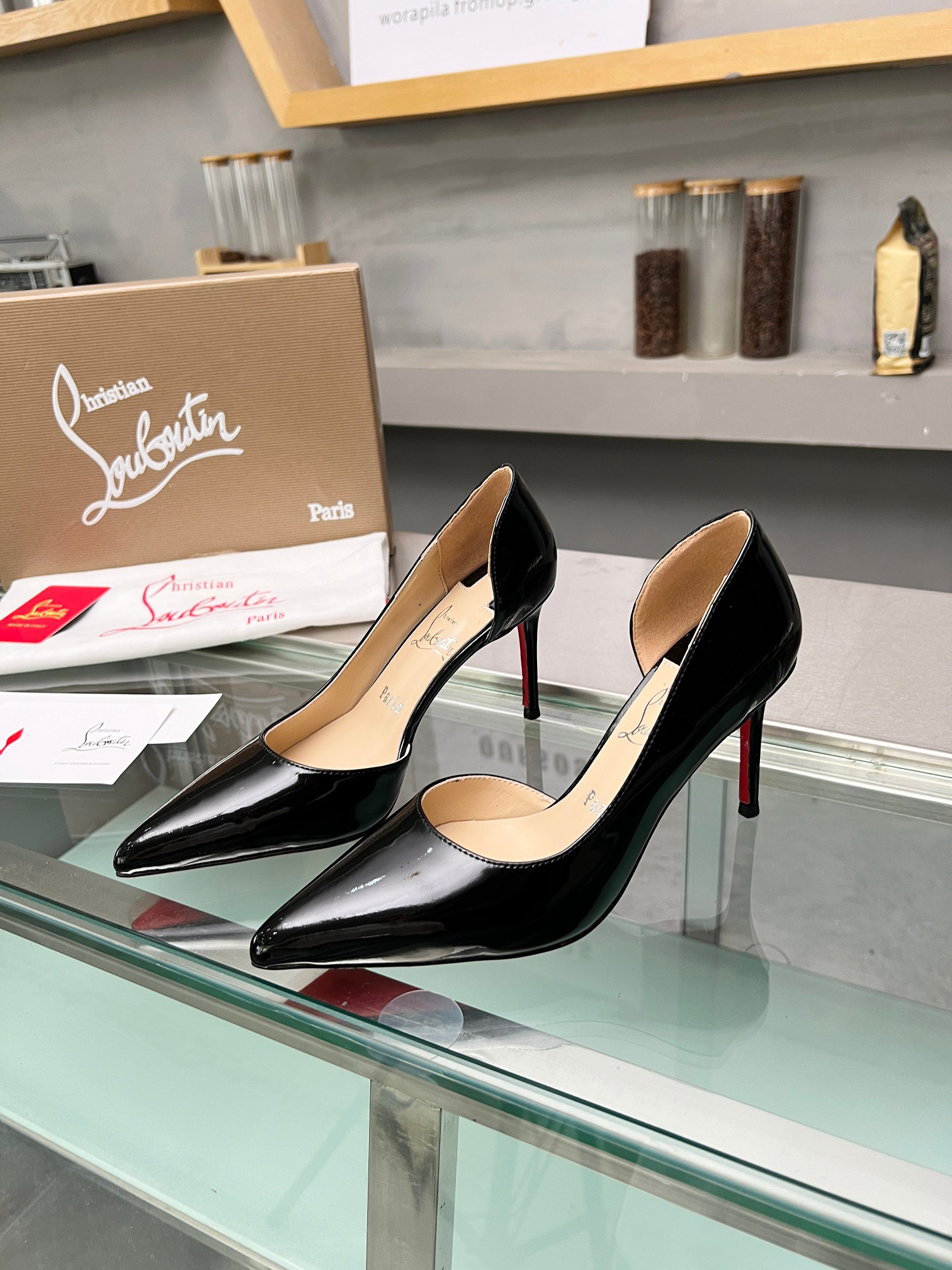 UA Christian Louboutin CL red-bottom shoes