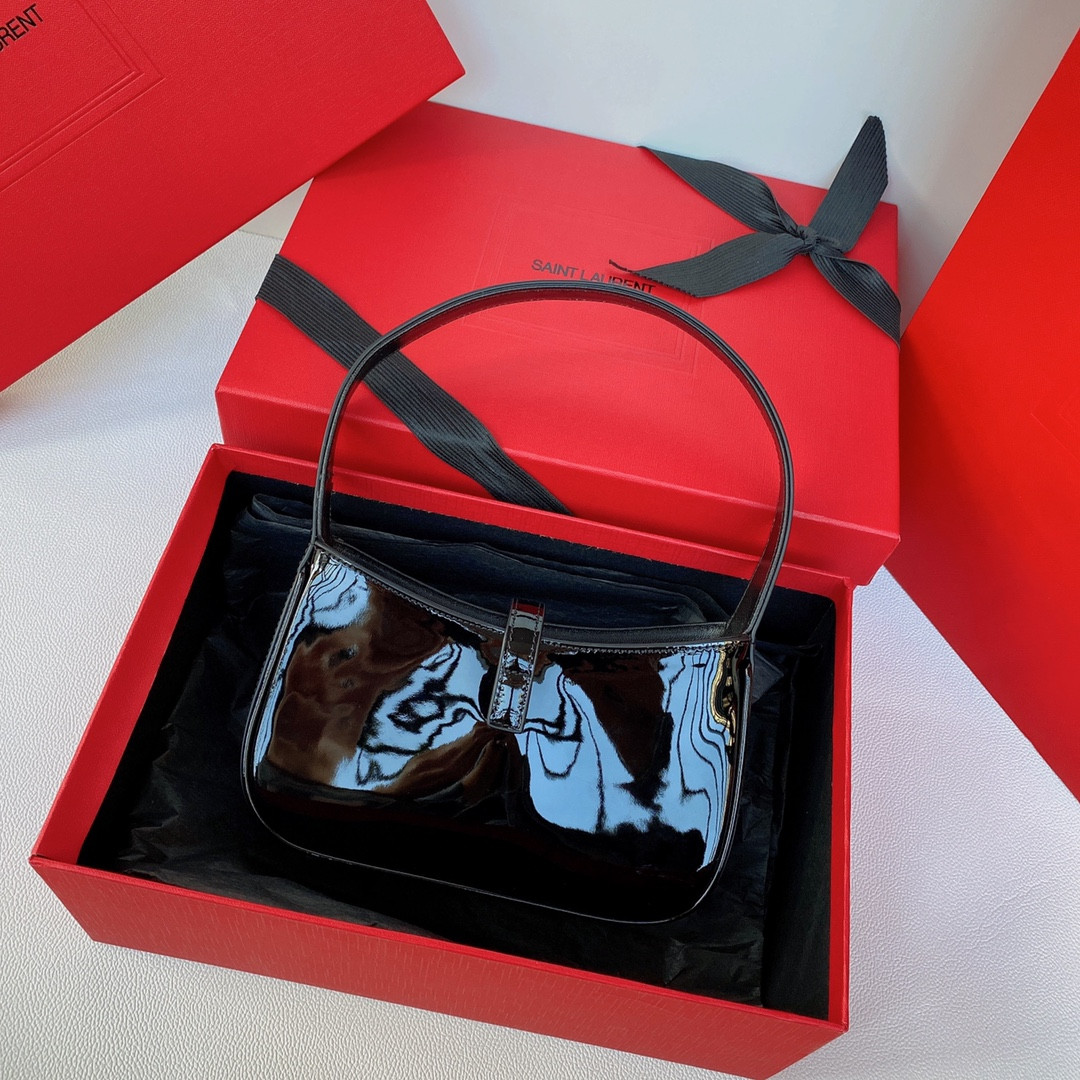 YSL LE 5 À 7 Mini (Patent Leather) 19 x 11.5 x 4.5 CM