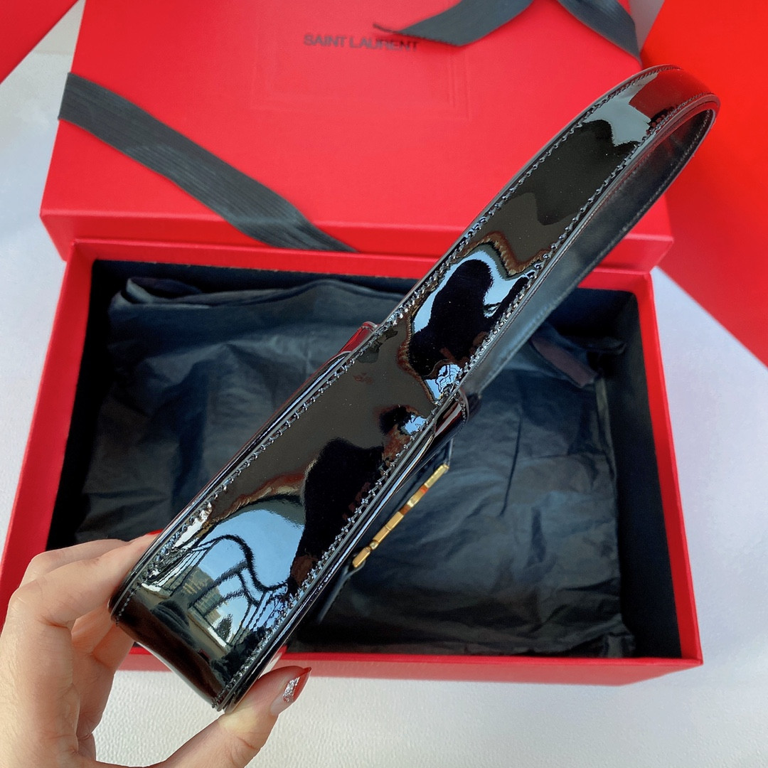 YSL LE 5 À 7 Mini (Patent Leather) 19 x 11.5 x 4.5 CM