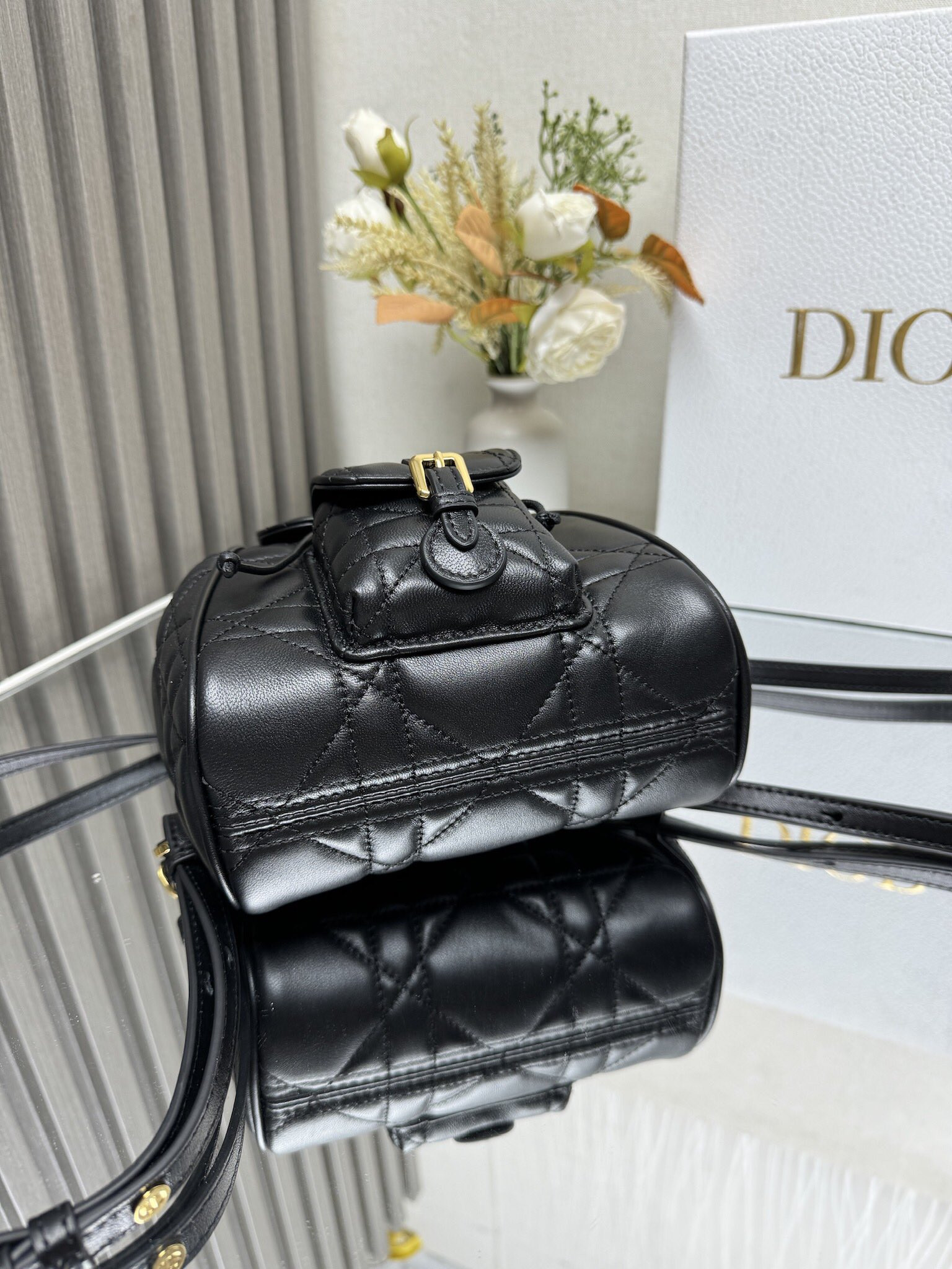 Dior Caro Backpack Small 19.5 x 18.5 x 8.5 cm