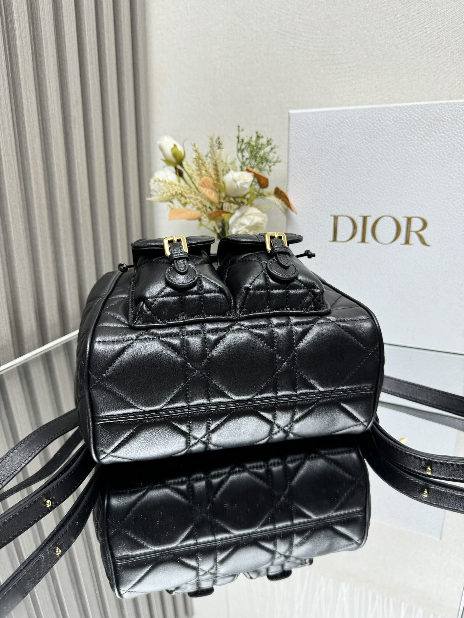 Dior Caro Backpack Medium 23 x 26.7 x 12.5 cm