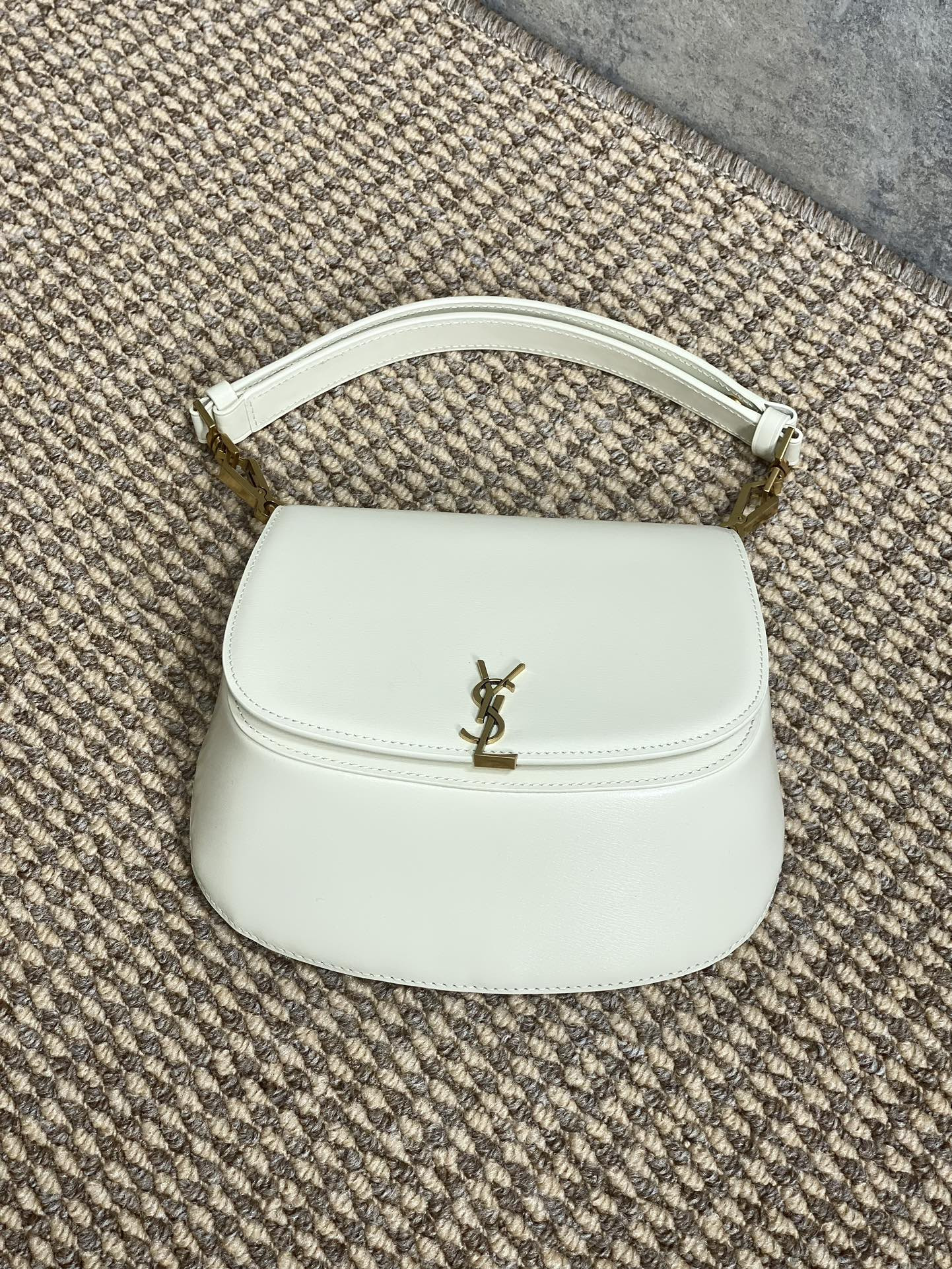 YSL VOLTAIRE TOP HANDLE in BOX SAINT LAURENT 17.5X21X8cm