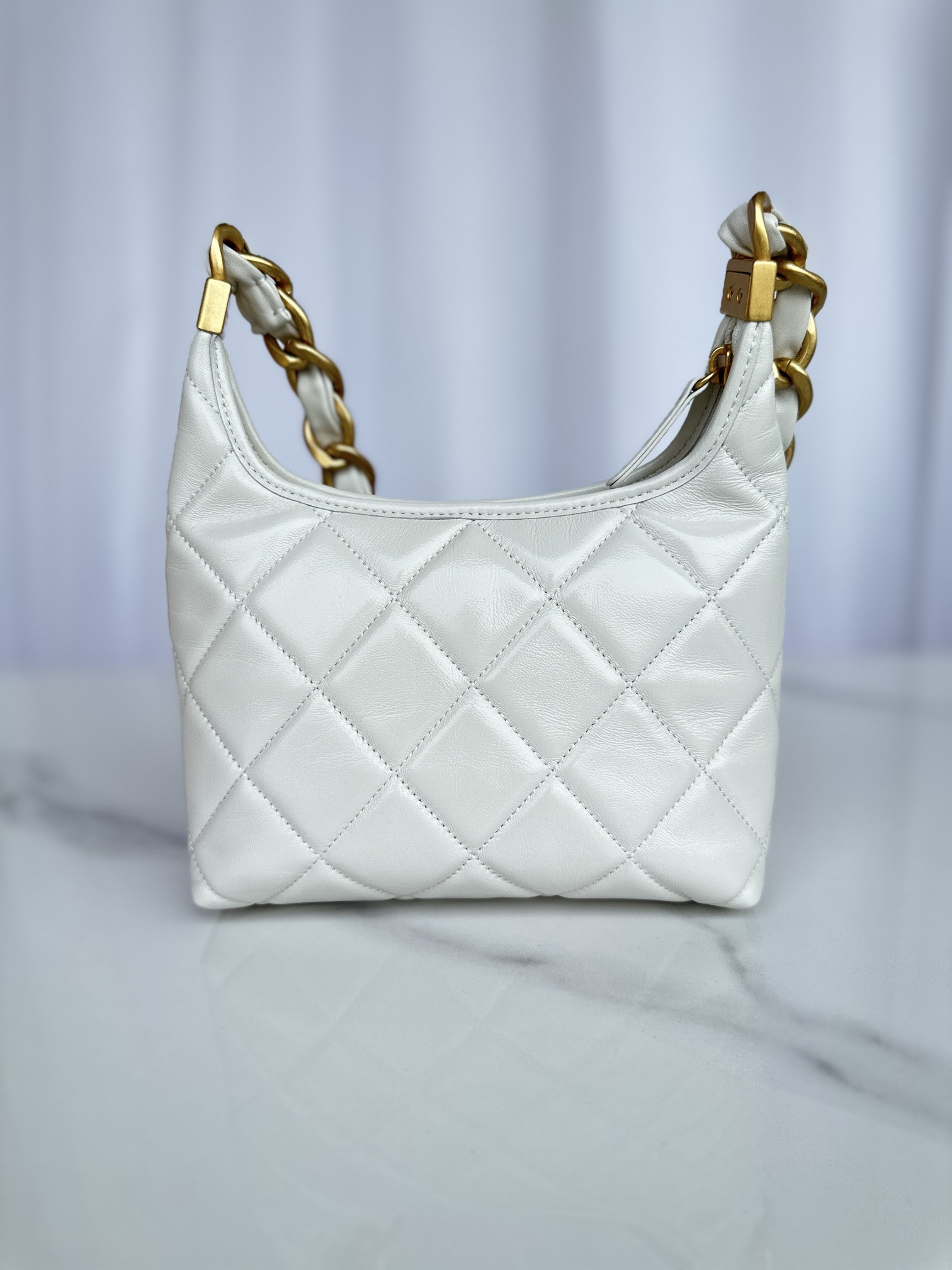 Chanel Hobo Handbag 22×22×9cm