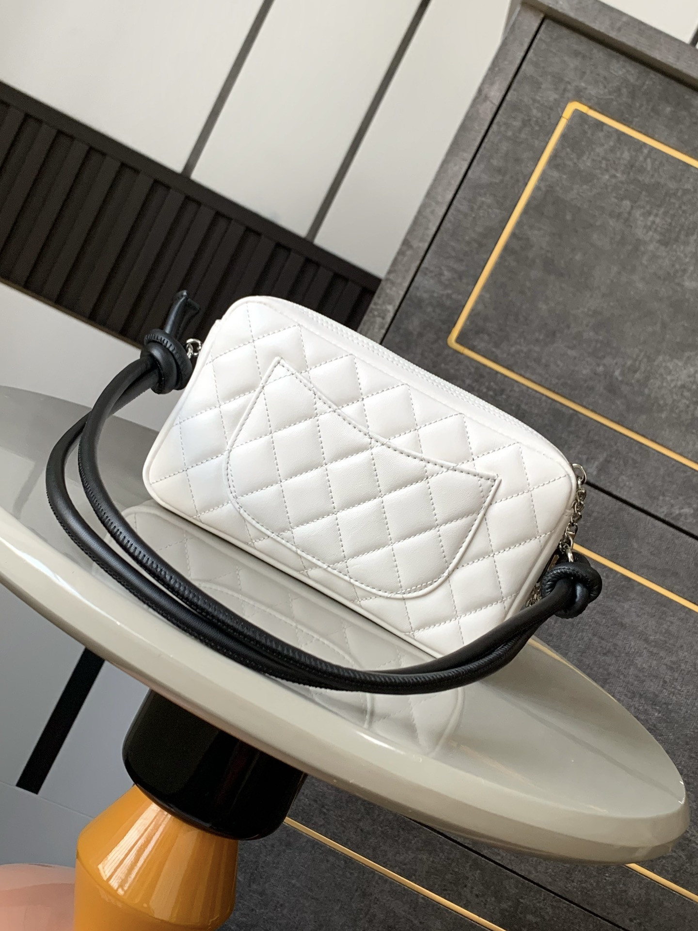 CHANEL Cambon Hobo Bag 20x12x3cm