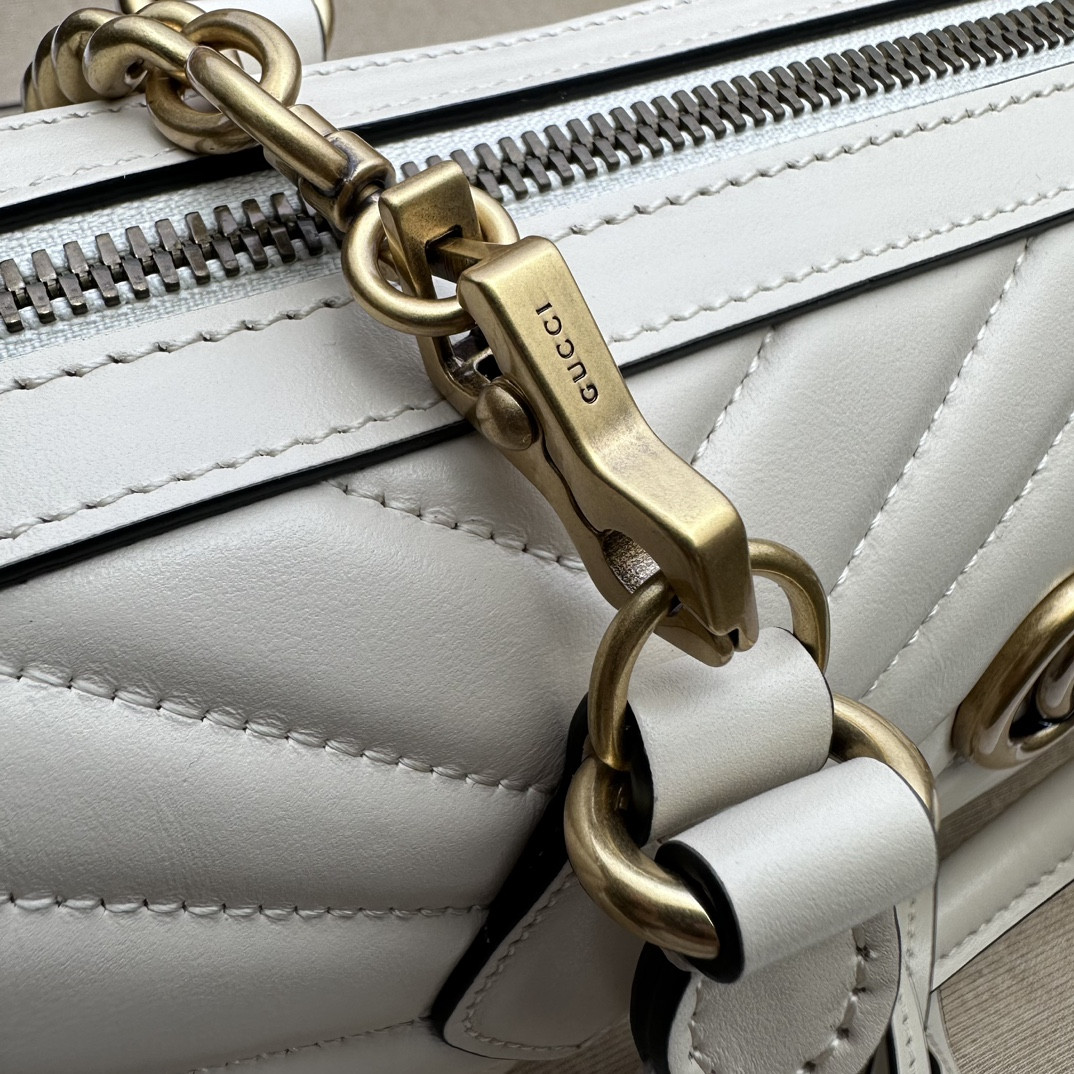 Gucci GG Marmont small top handle bag 27x13.5x10cm