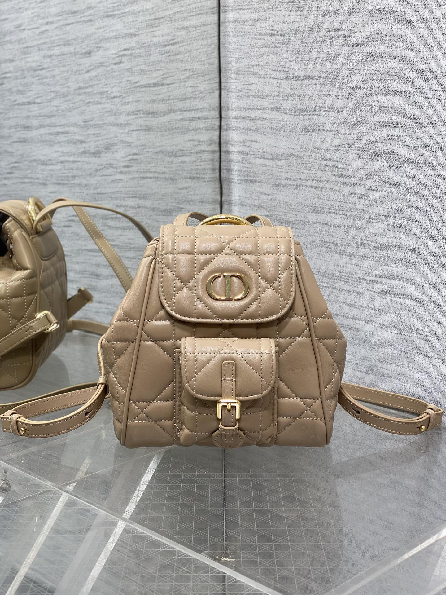 DIOR CARO Backpack 20x8x18cm