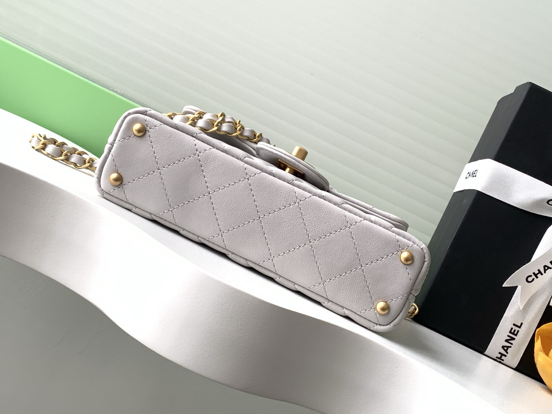 Chanel Small Top Handle Flap Bag AS5355 14x20x6cm