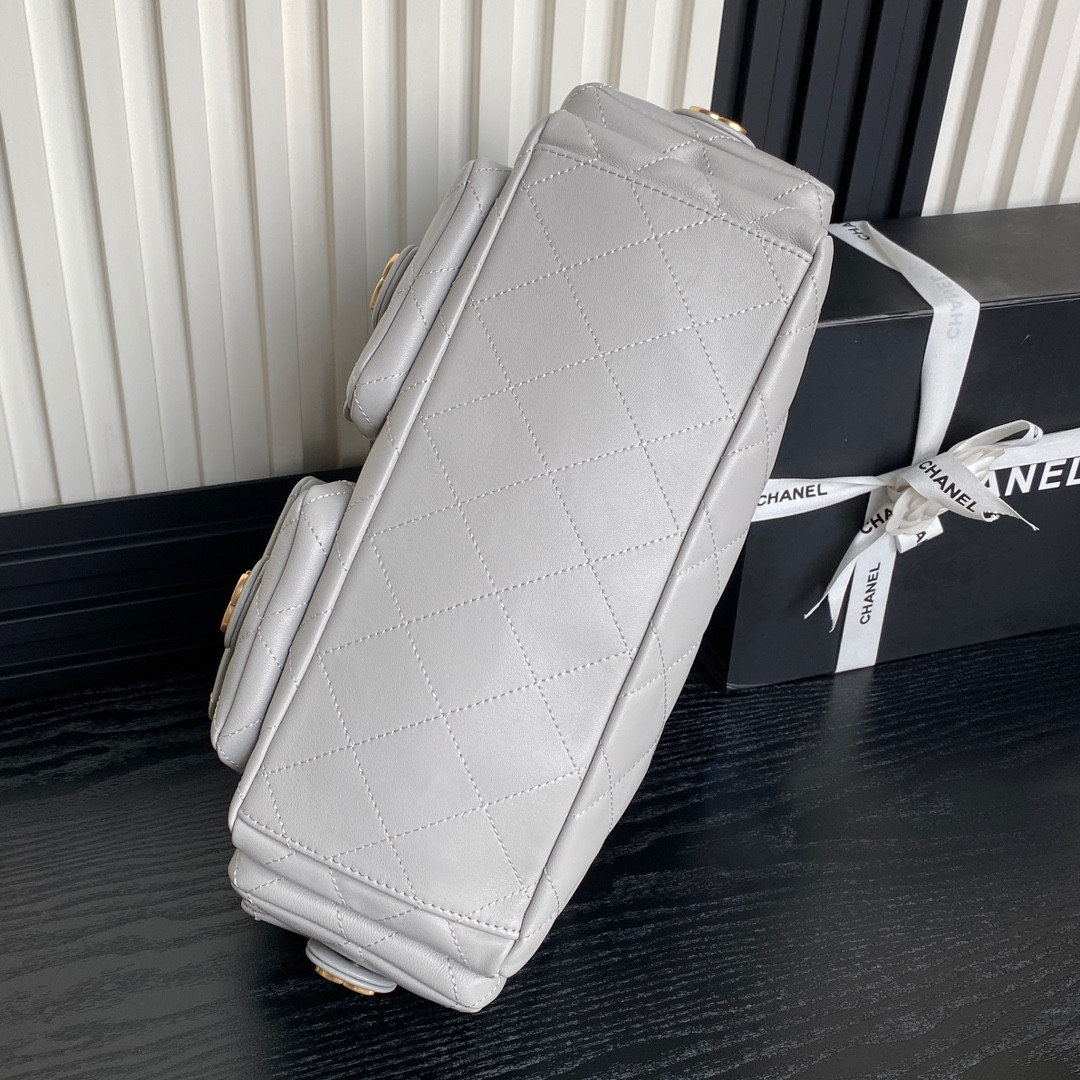 Chanel 25c Maxi Hobo Bag 27×35×18cm